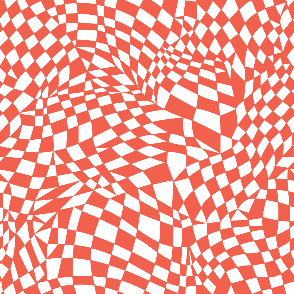 Mosaic Checkered Basics Fabric - Cinnabar