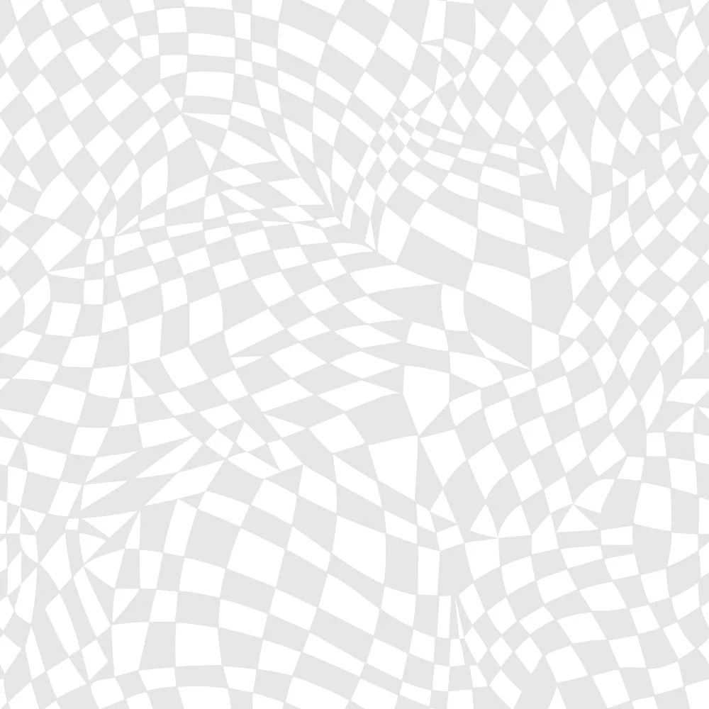 Mosaic Checkered Basics Fabric - Platinum