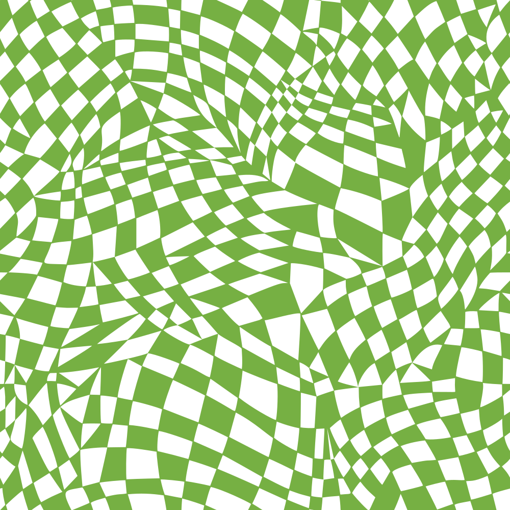Mosaic Checkered Basics Fabric - Spring Green