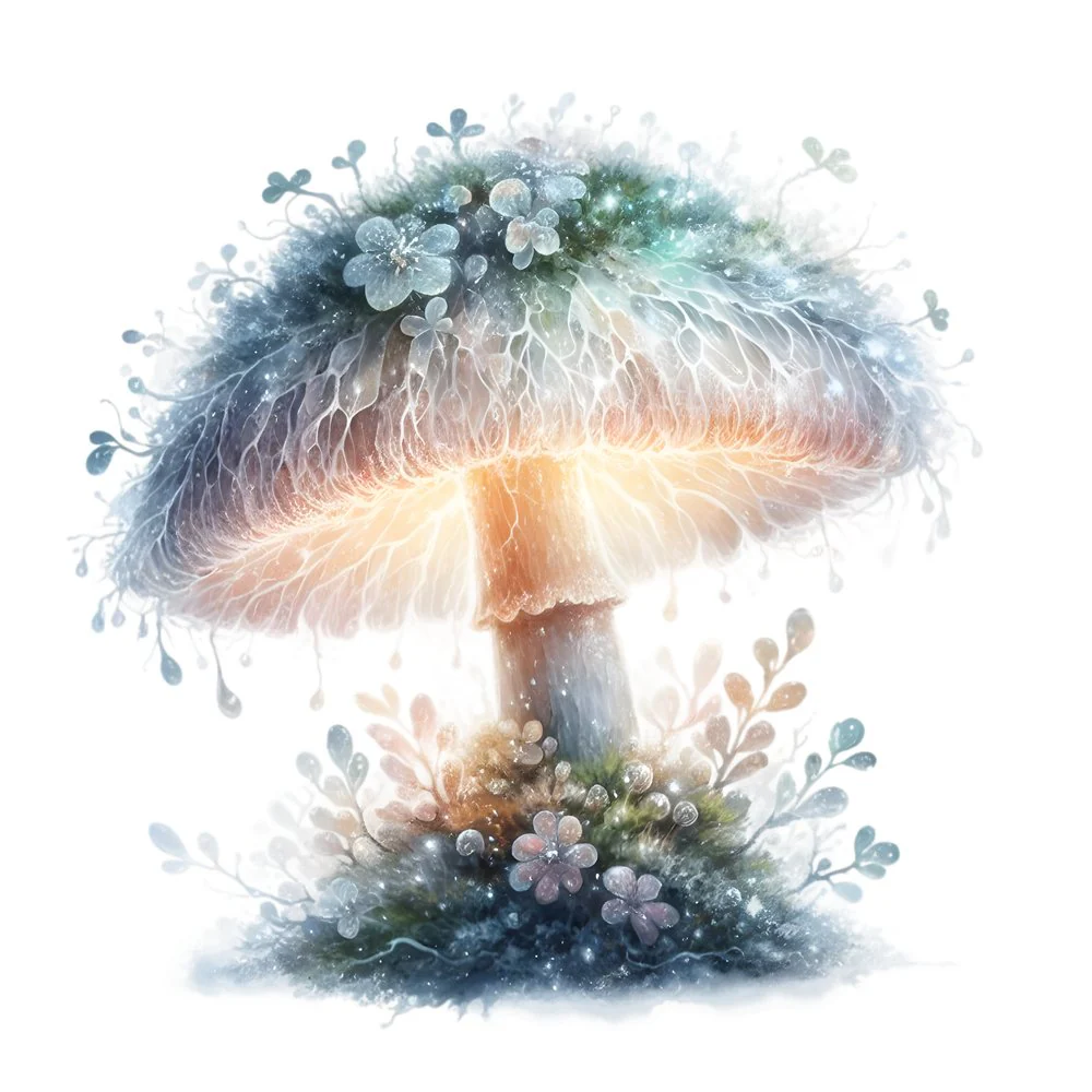 Mushroom Garden #42 Fabric Panel