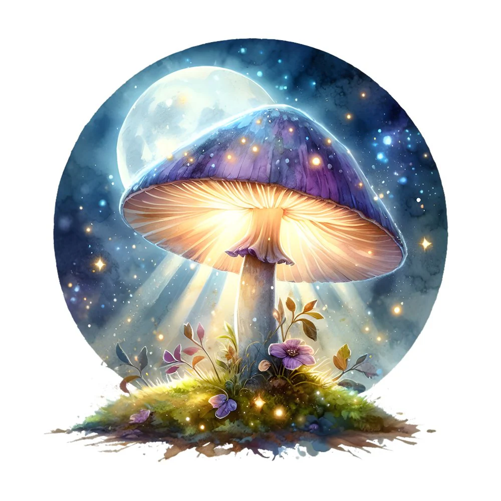 Mushroom Garden #59 Fabric Panel