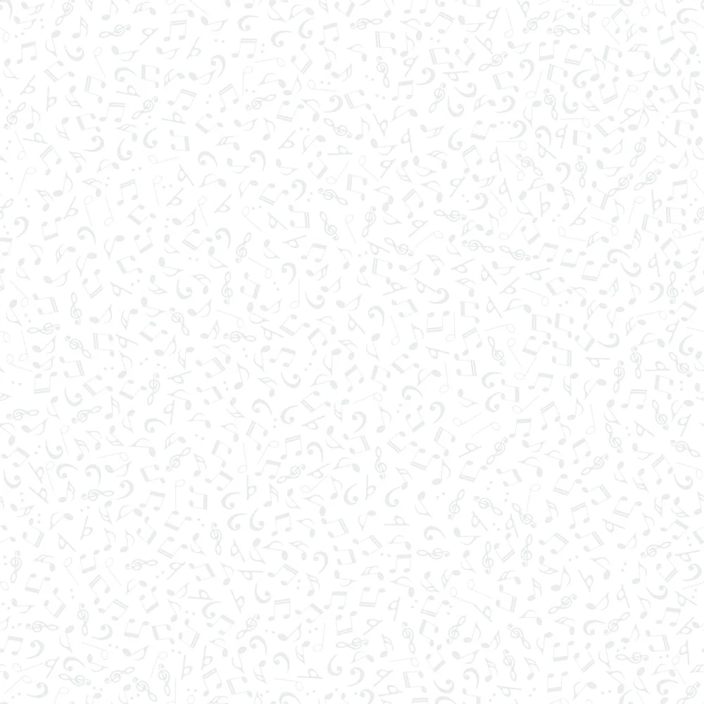 Music Notes Tone on Tone Fabric