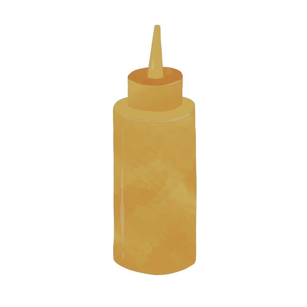 Mustard Fabric Panel