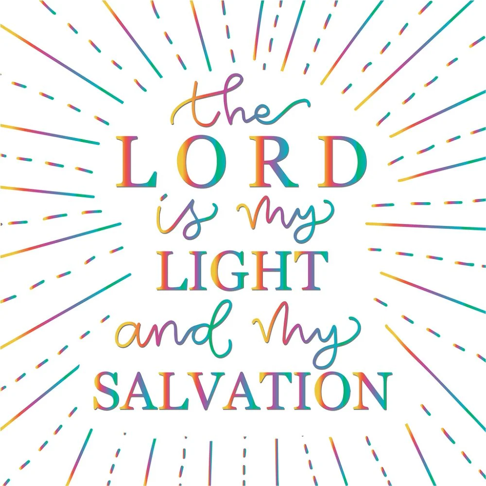 My Light & Salvation Fabric Panel - Multi
