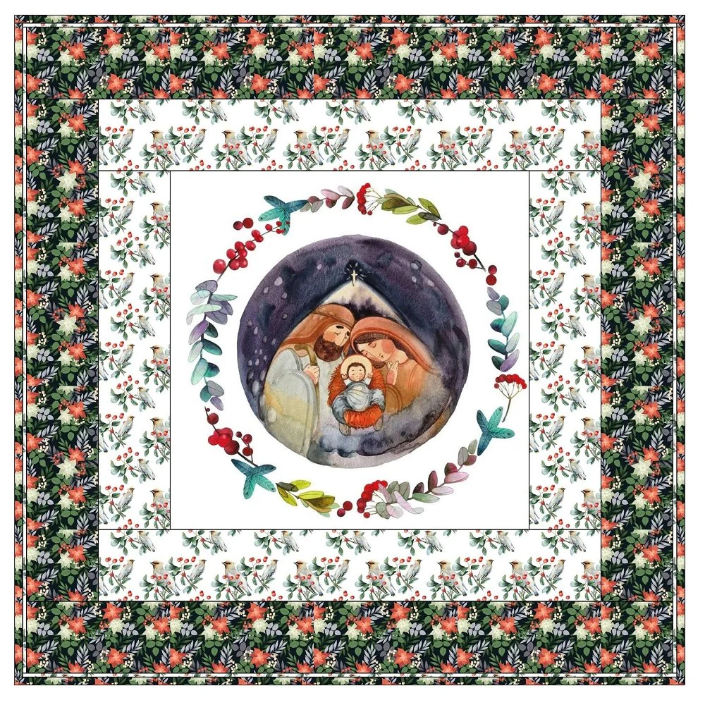 Nativity Scene Wall Hanging 42" x 42" - Image 2