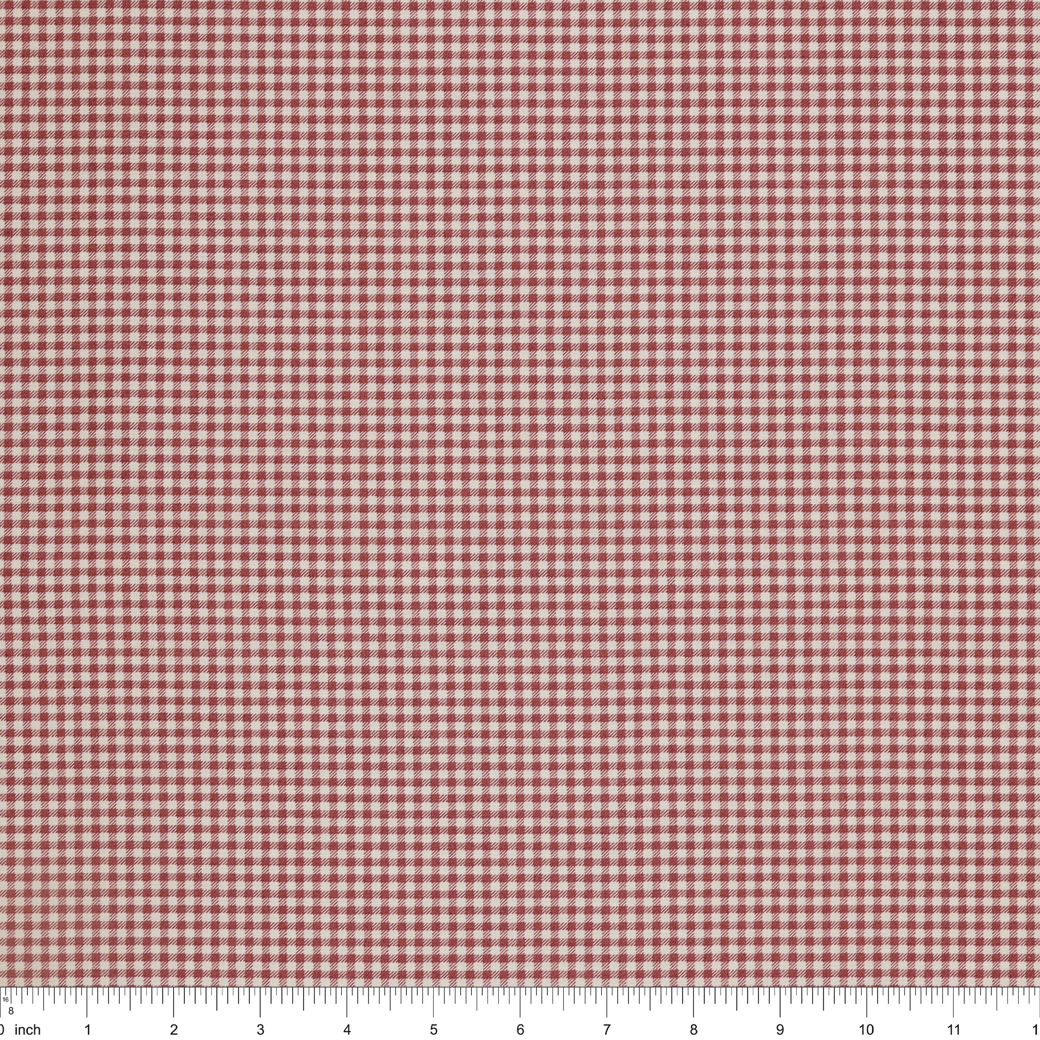 Nest Fabric Collection - Checks Paprika - Image 3