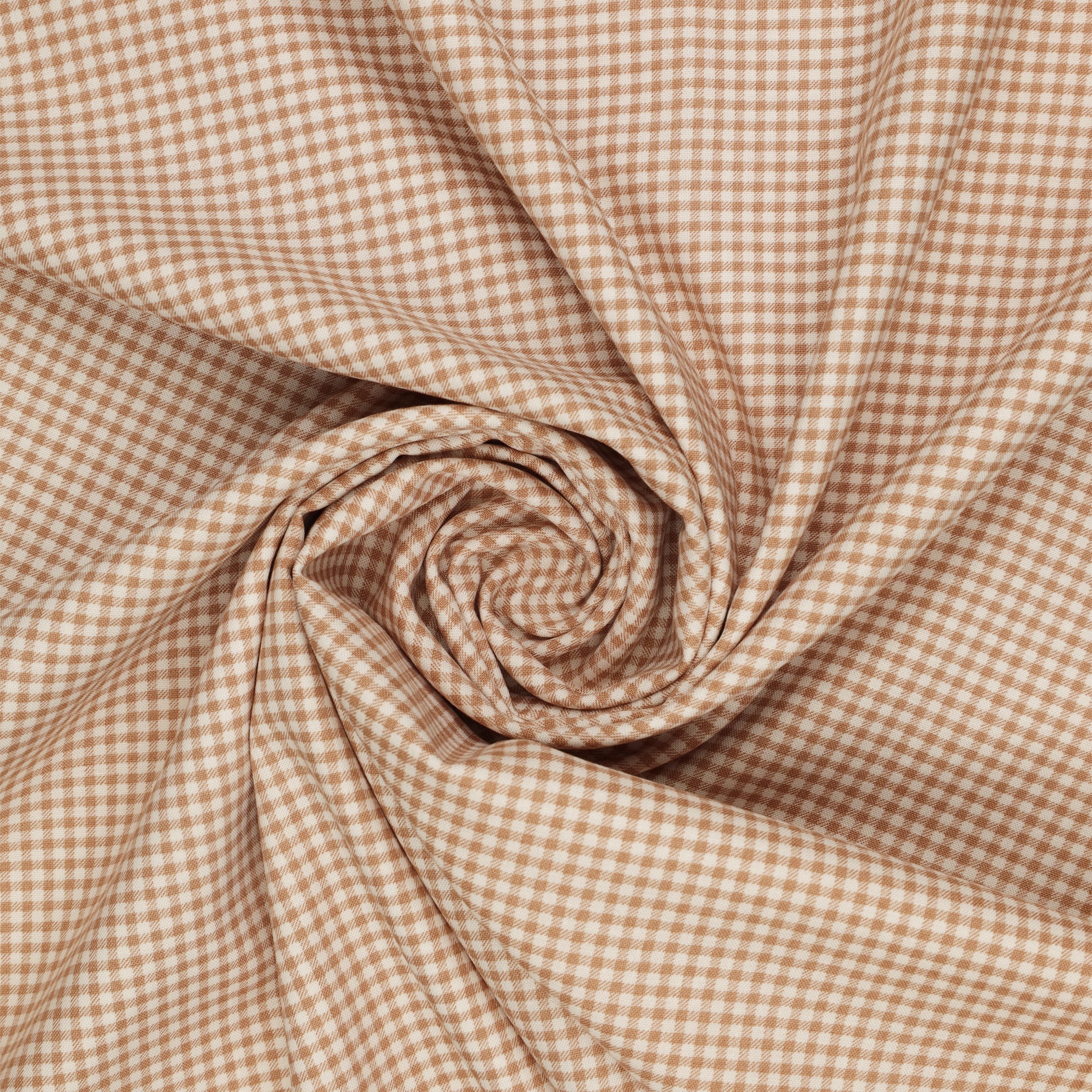 Nest Fabric Collection - Checks Toffee - Image 2