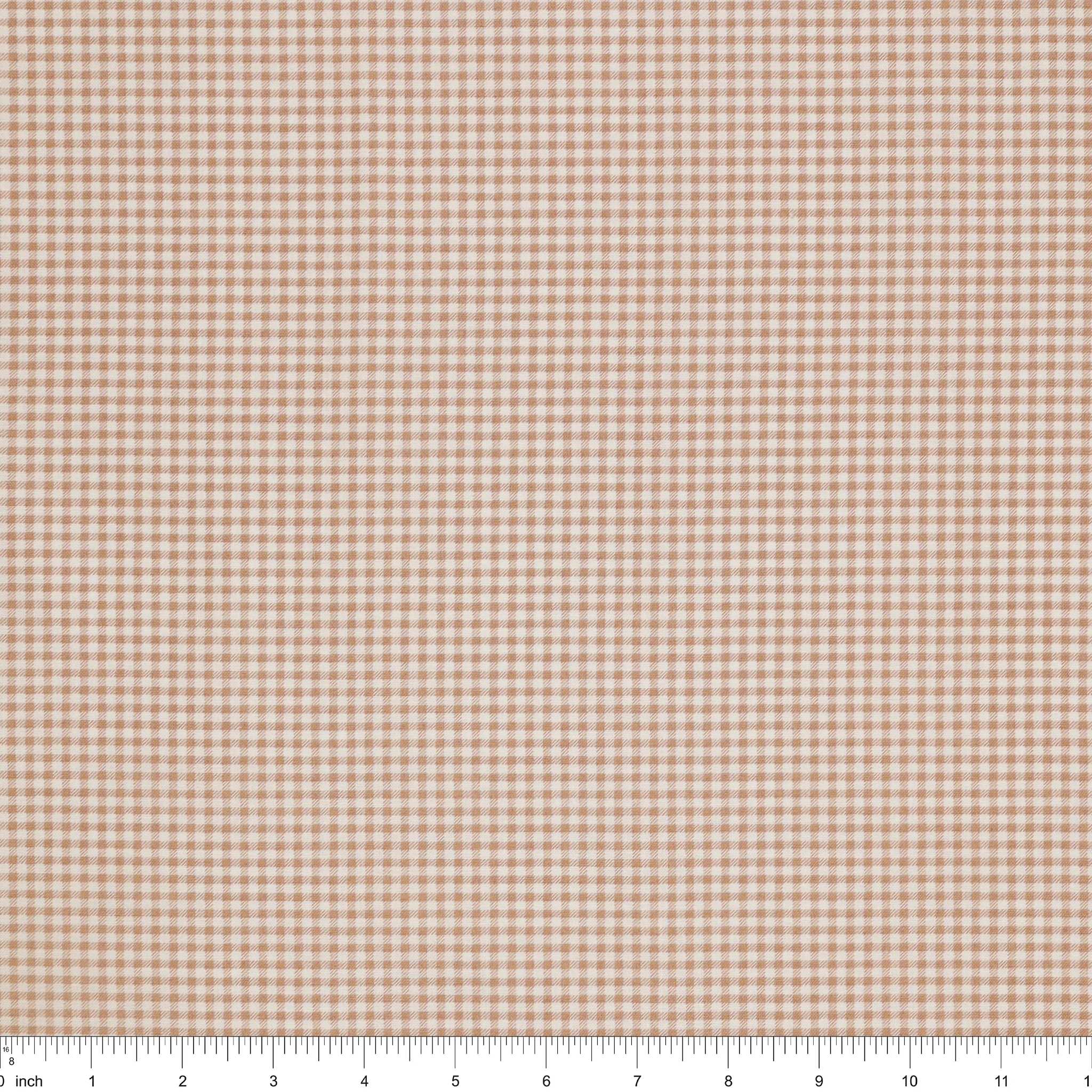 Nest Fabric Collection - Checks Toffee - Image 3