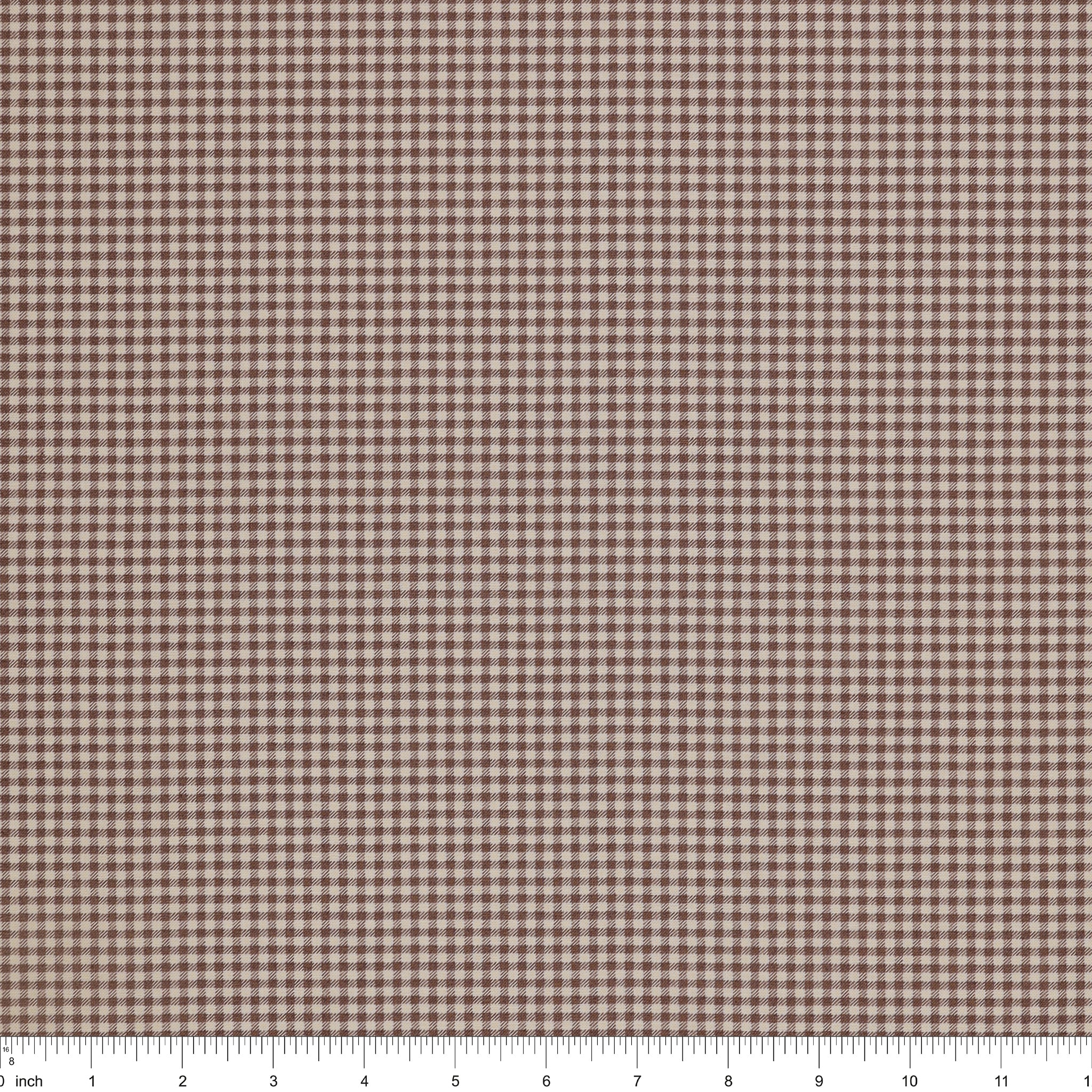 Nest Fabric Collection - Checks Walnut - Image 3