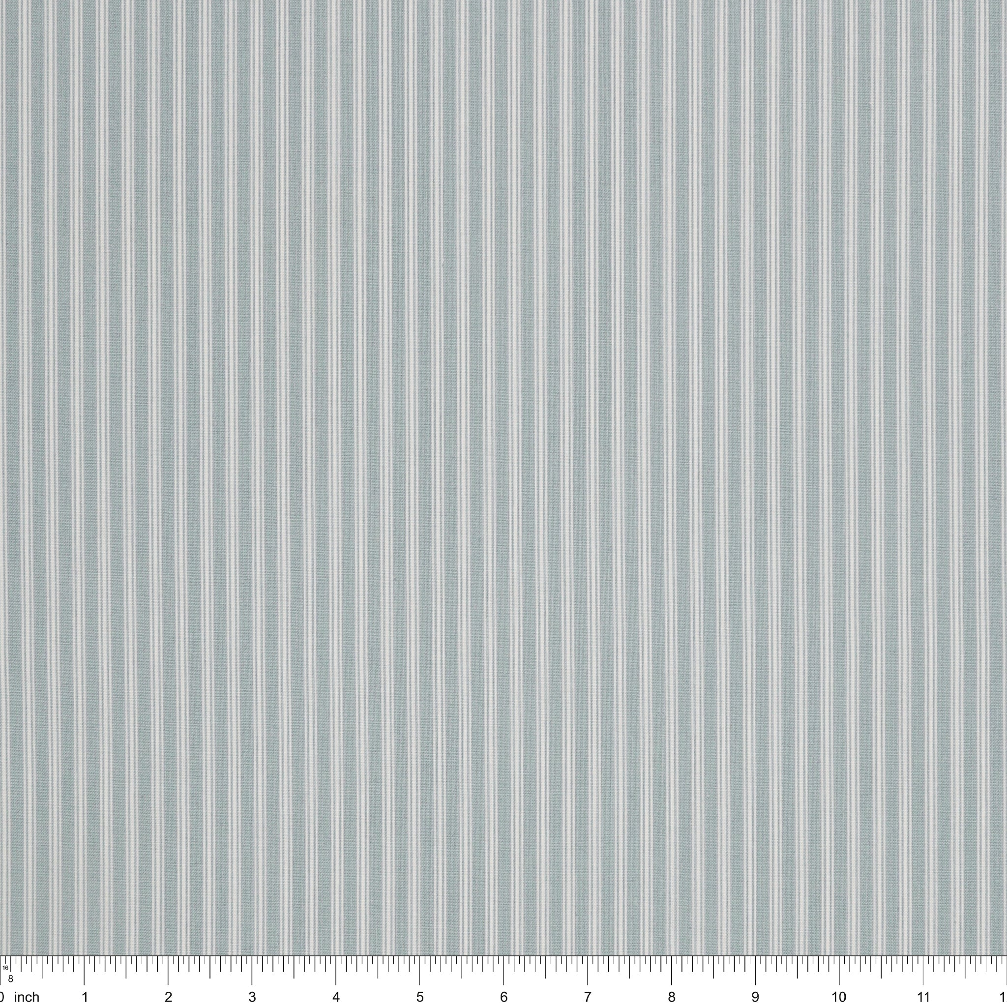 Nest Fabric Collection - Stripe Aqua - Image 3