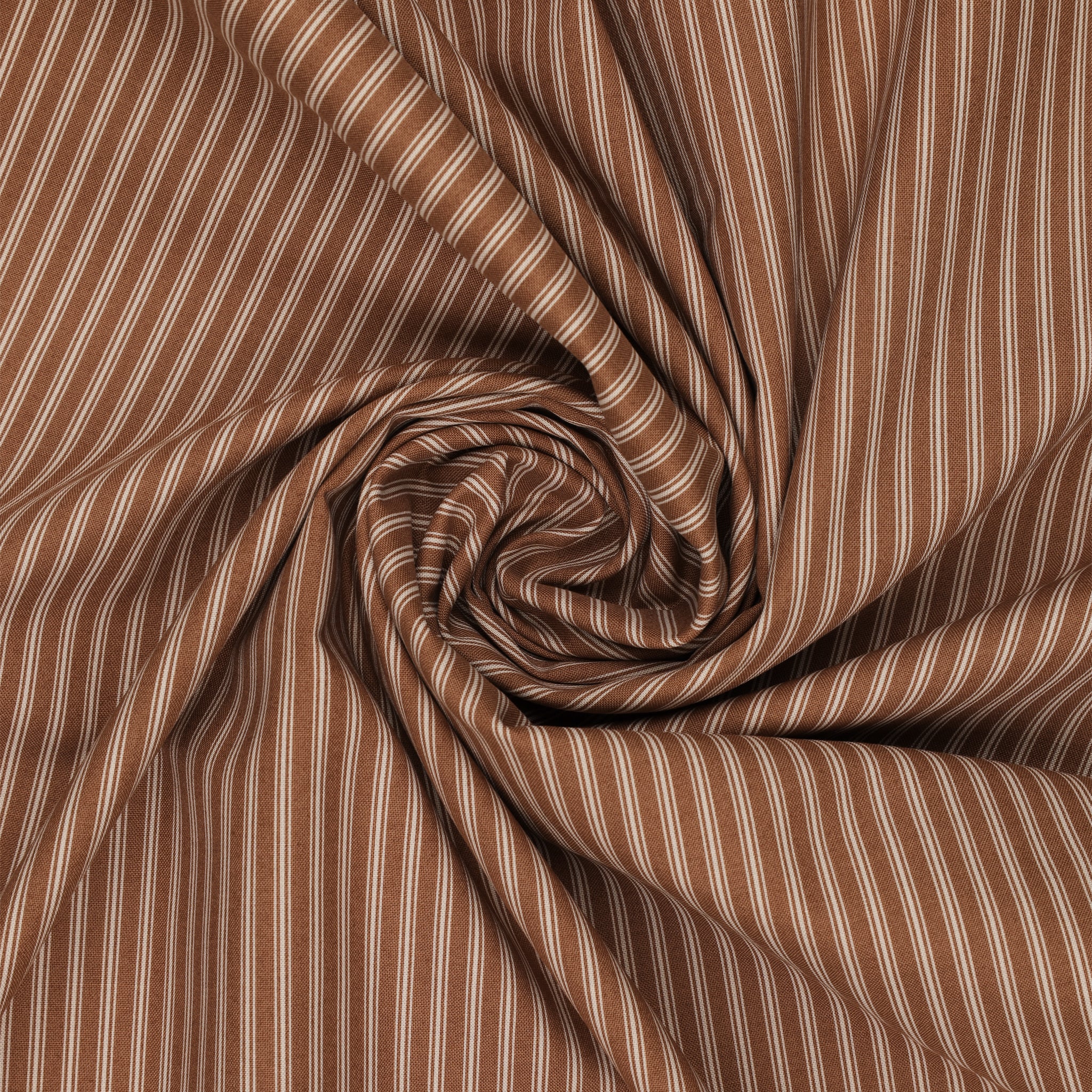 Nest Fabric Collection - Stripe Cinnamon - Image 2
