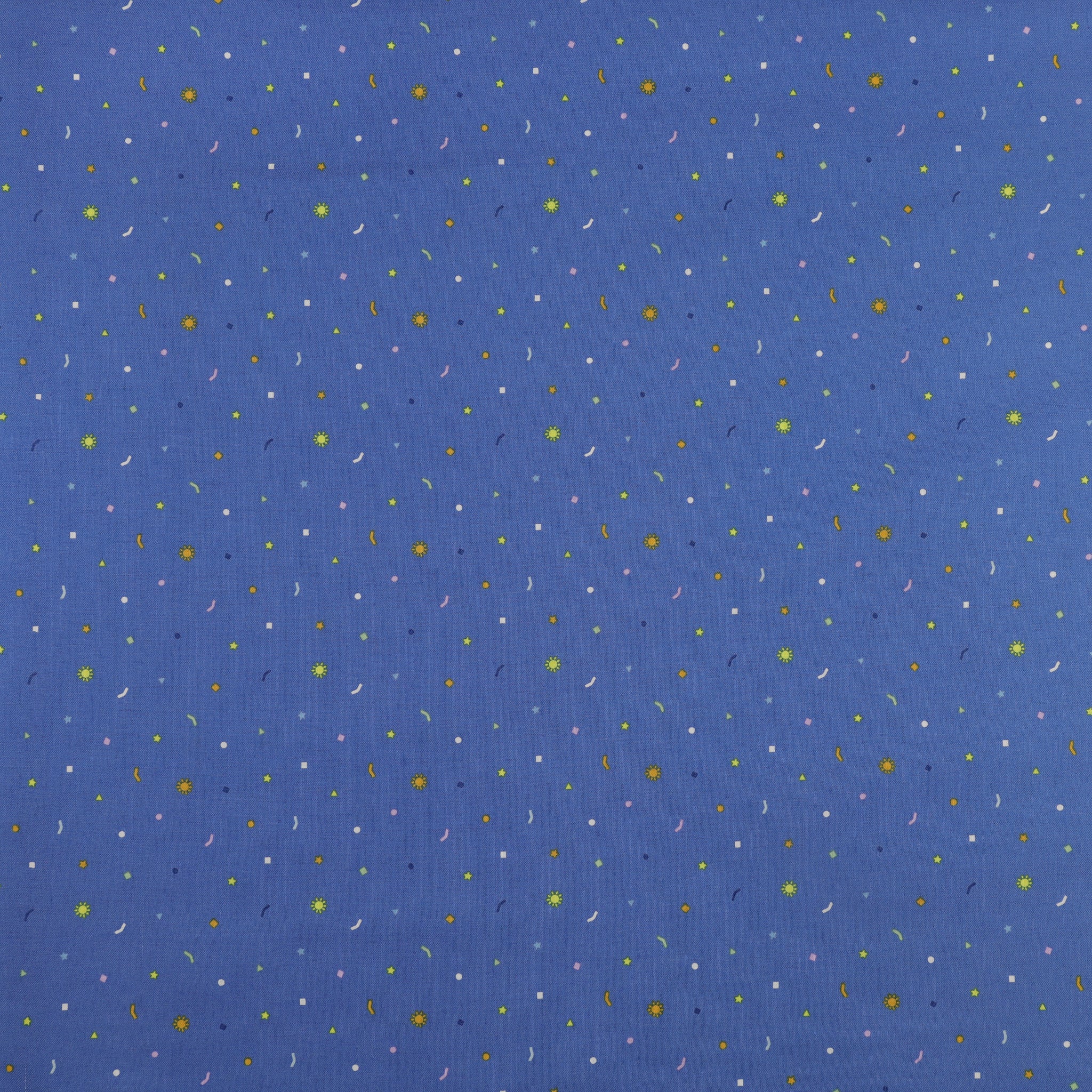 New Box of Crayons Fabric Collection - Confetti Blue