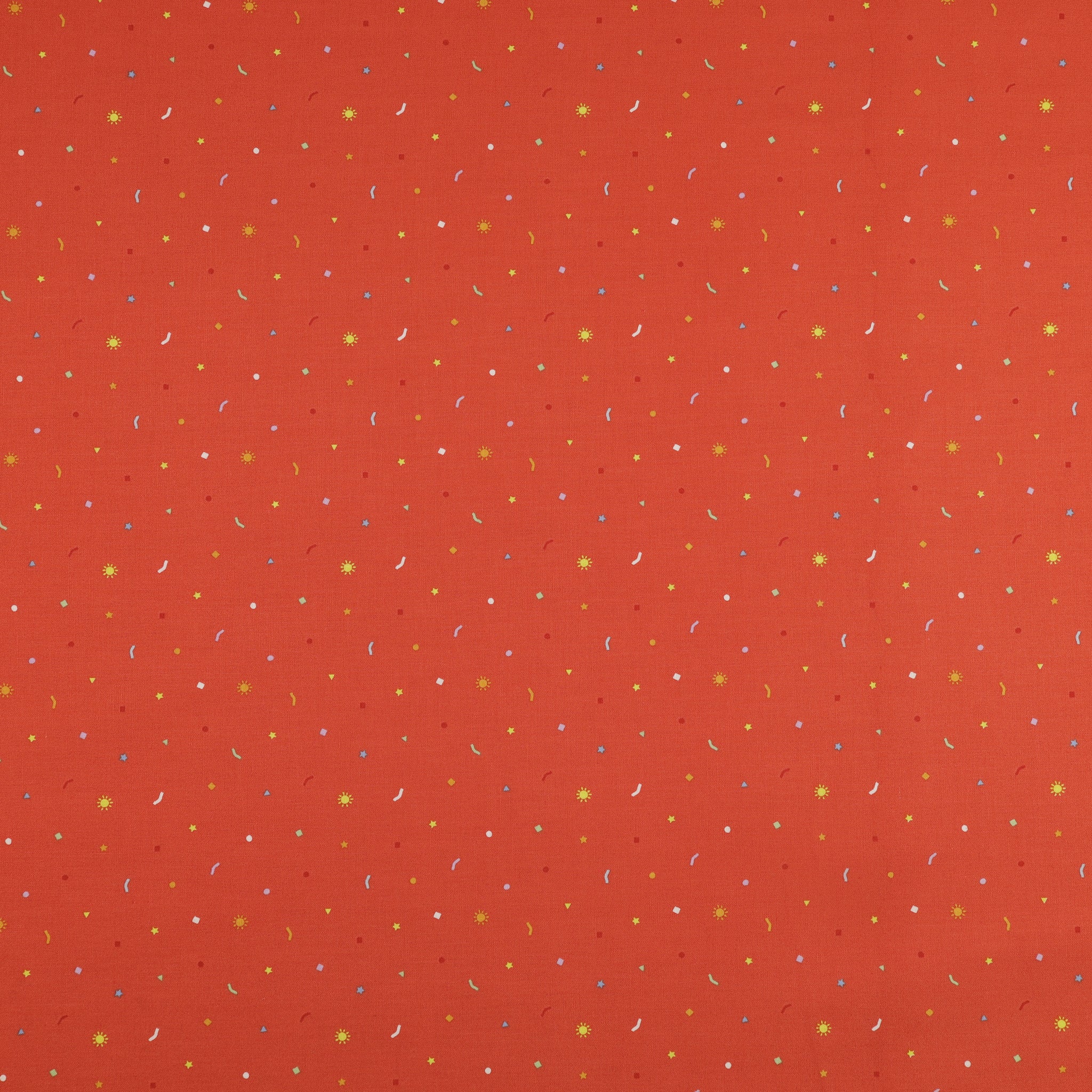 New Box of Crayons Fabric Collection - Confetti Rouge