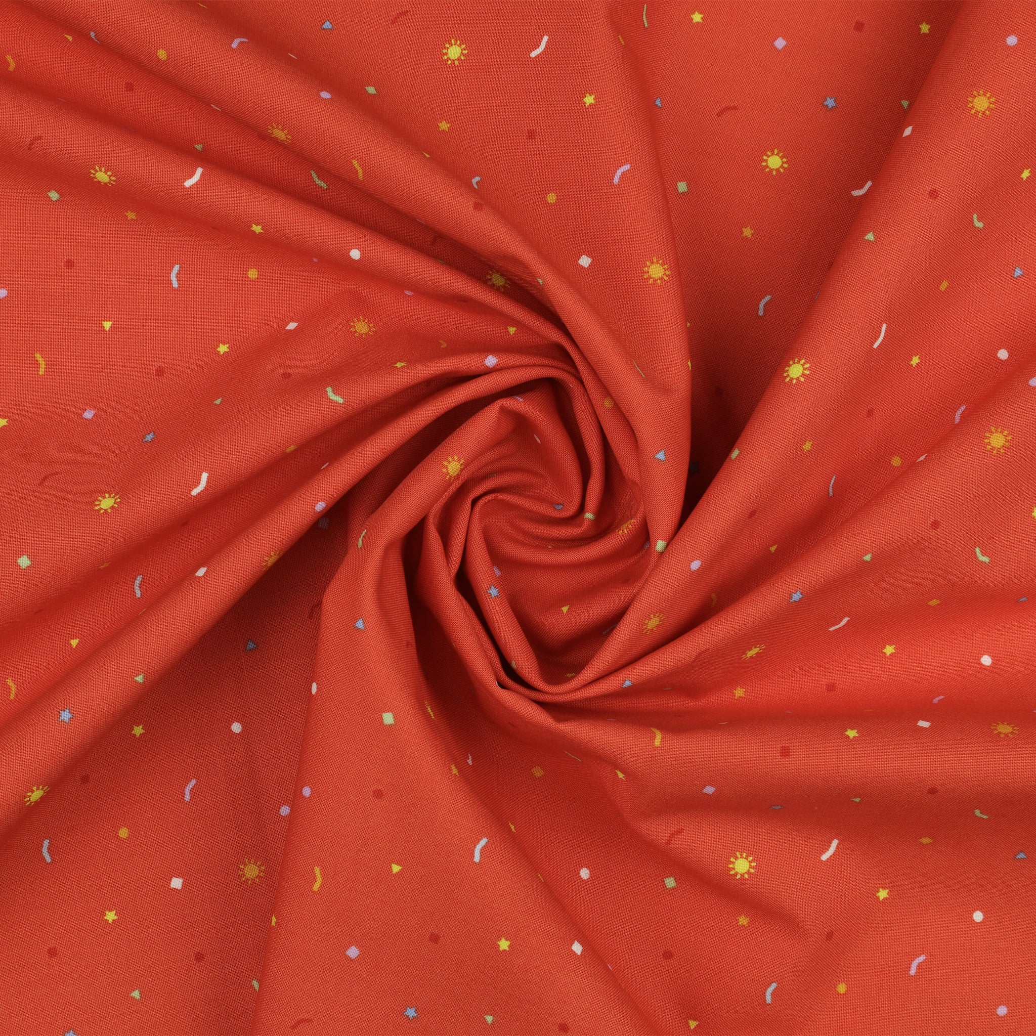 New Box of Crayons Fabric Collection - Confetti Rouge - Image 2