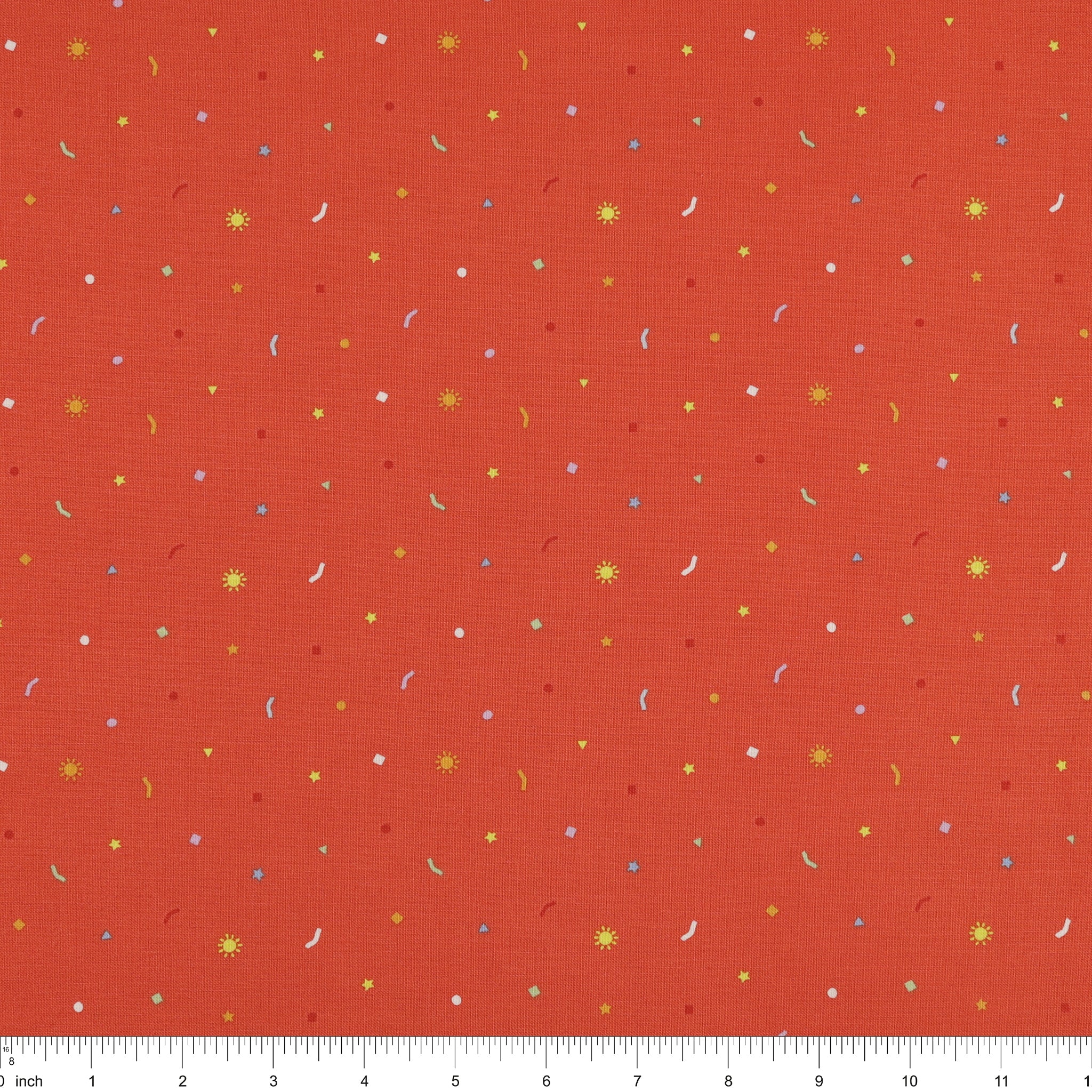 New Box of Crayons Fabric Collection - Confetti Rouge - Image 3
