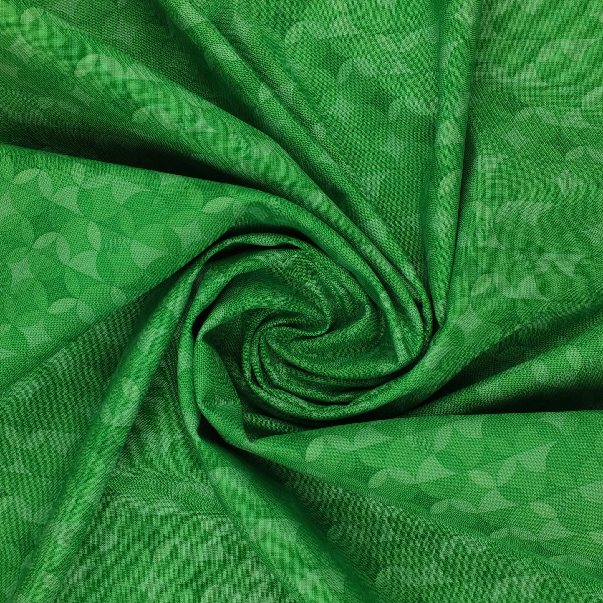 New Box of Crayons Fabric Collection - Kaleidoscope Green - Image 2
