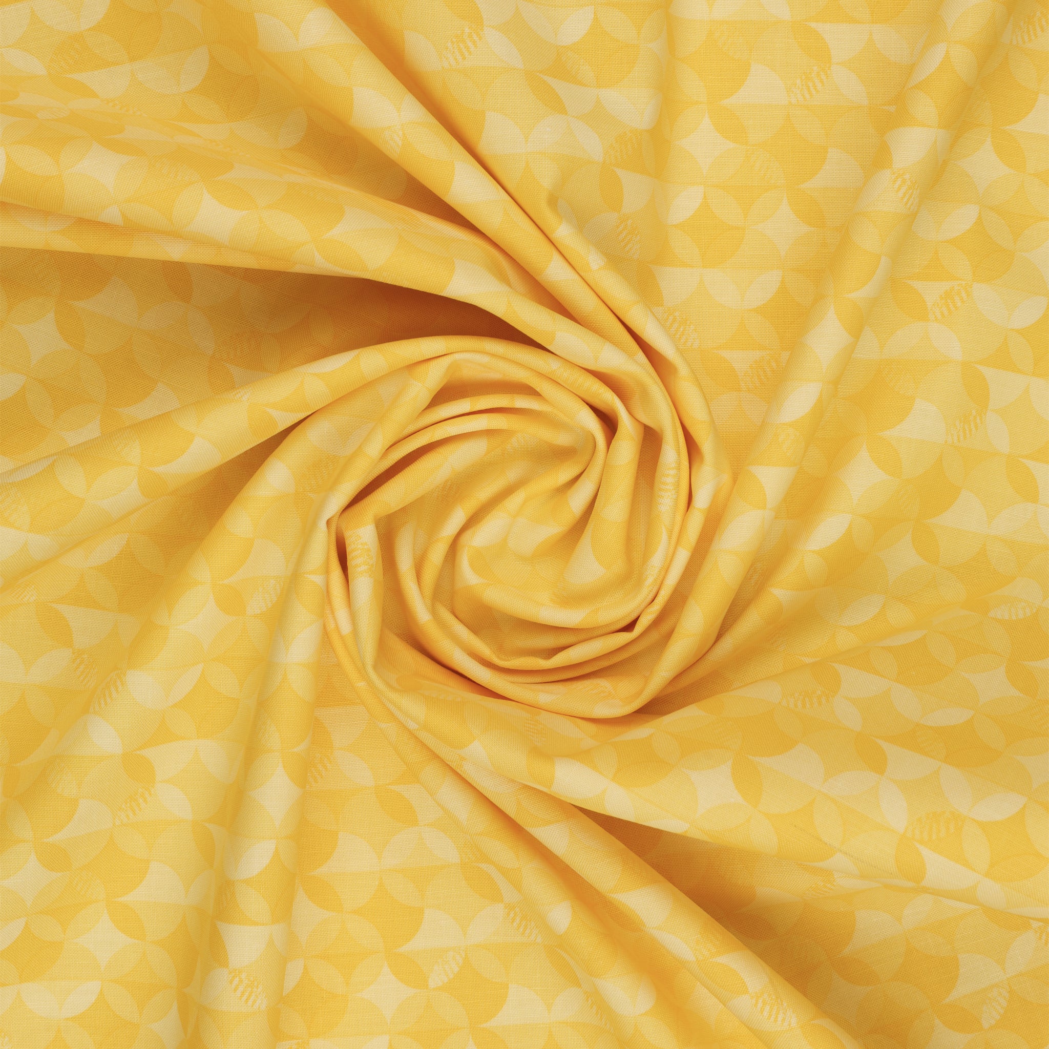 New Box of Crayons Fabric Collection - Kaleidoscope Yellow - Image 2