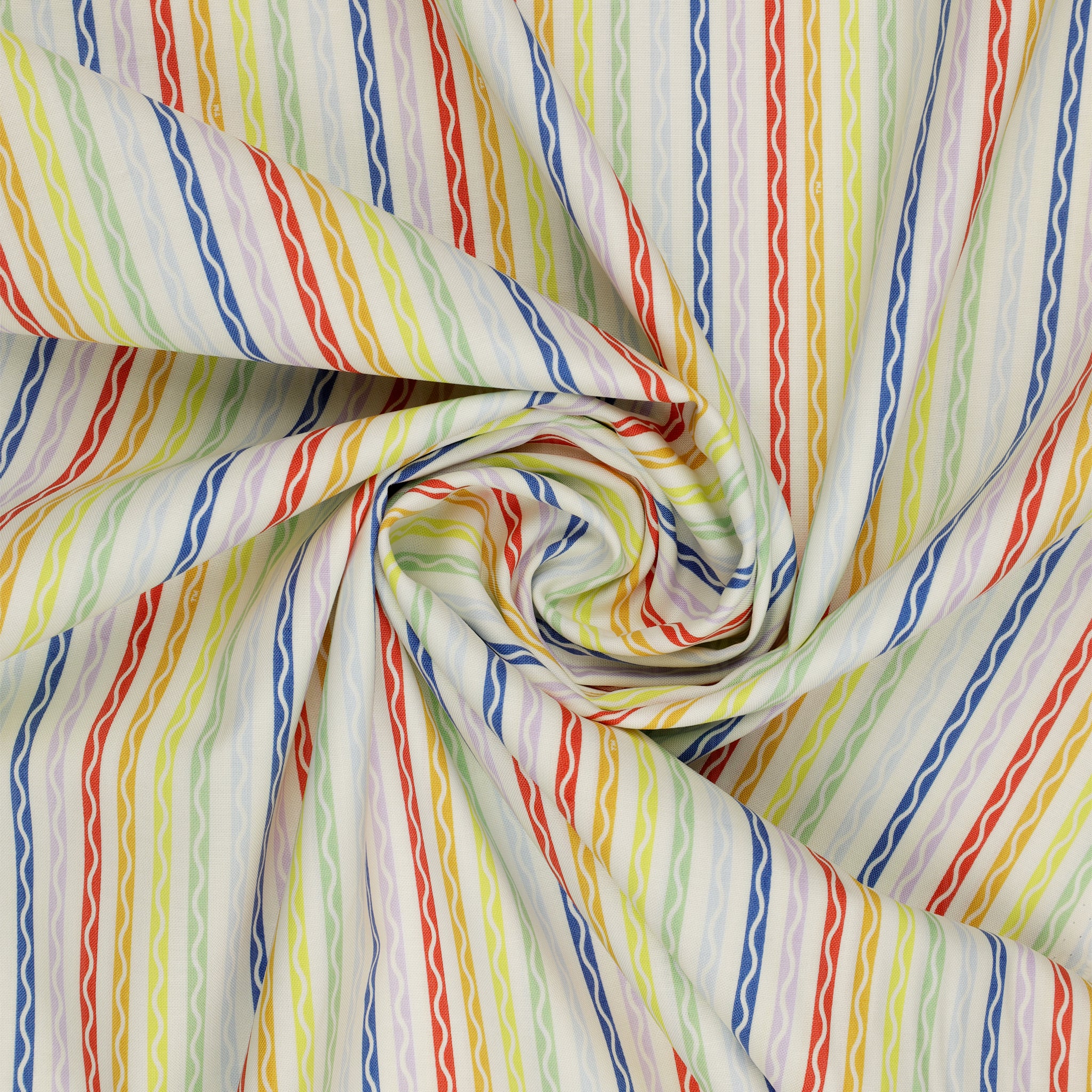 New Box of Crayons Fabric Collection - Stripe Cloud - Image 2