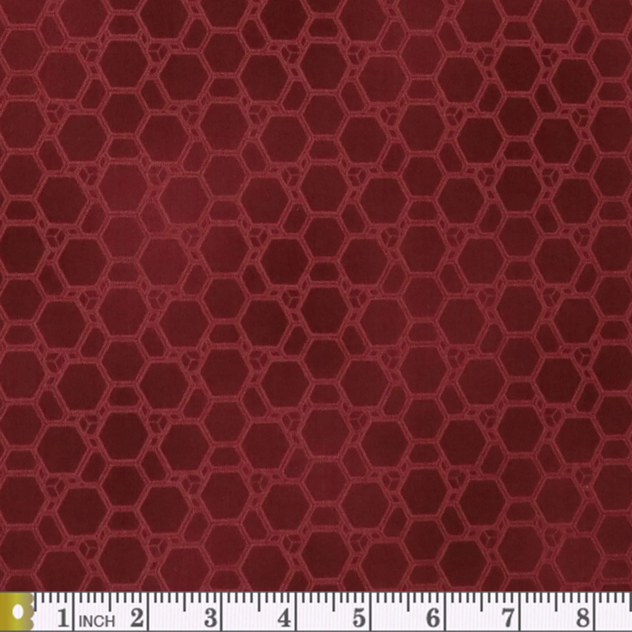 Newer Worlds Beasley Fabric Collection - Ruby - Image 2