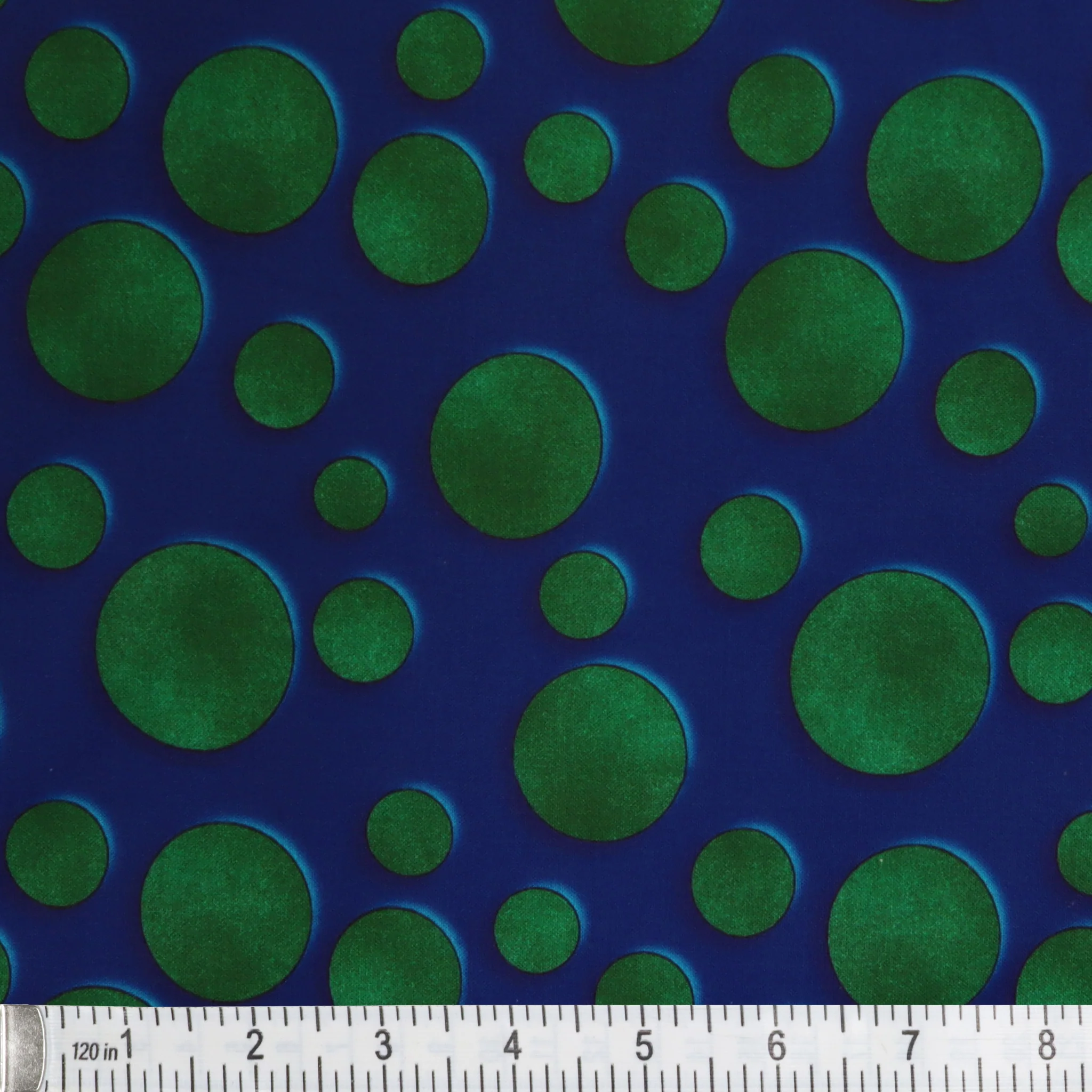 Newer Worlds Glow Dot 108" Wide Quilt Backing - Ocean - Image 2