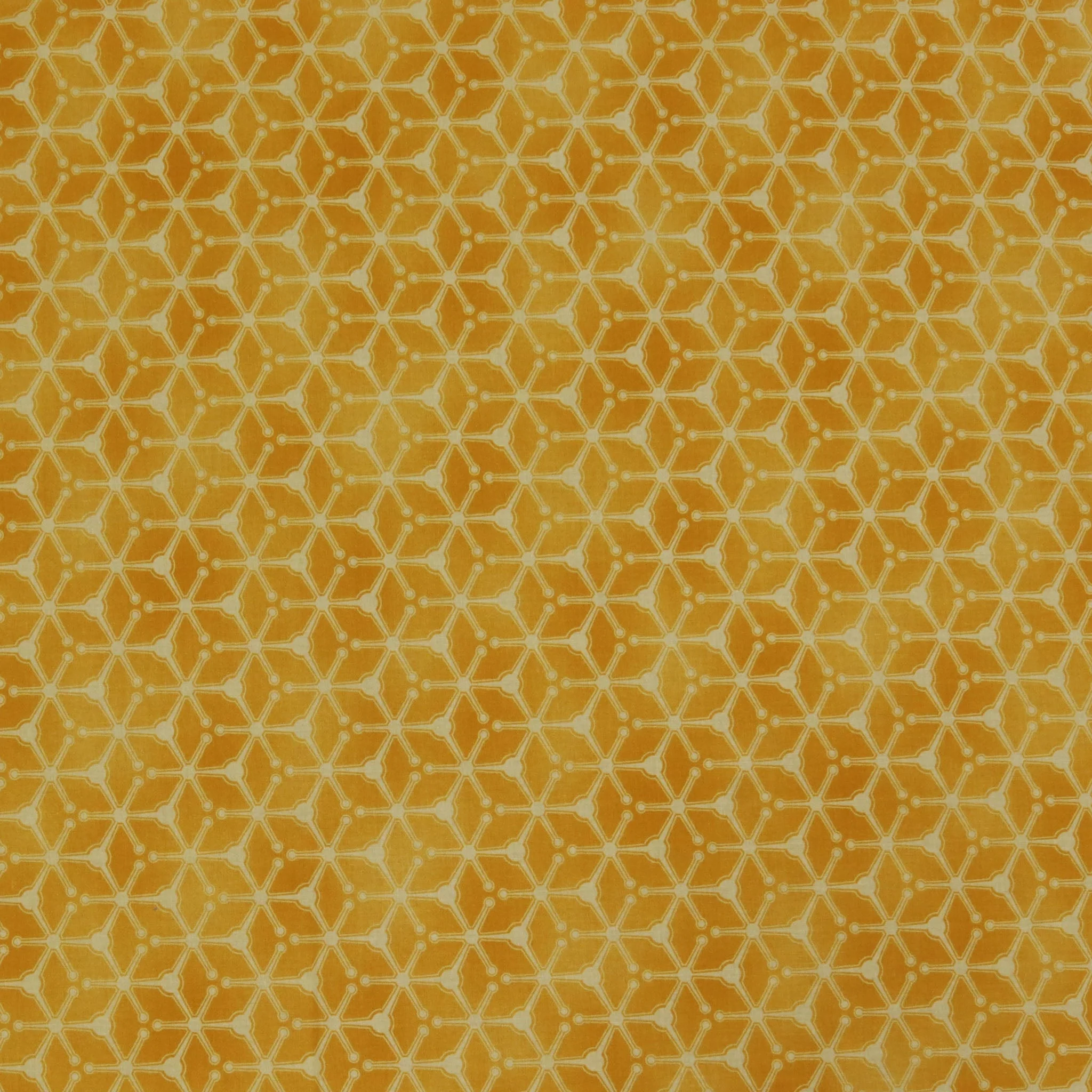 Newer Worlds Sputnik Fabric Collection - Mango