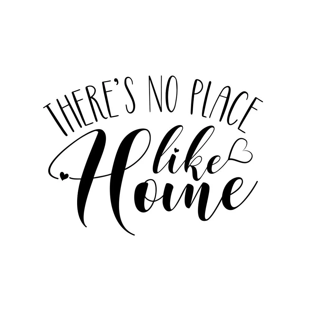 No Place Like Home Fabric Panel