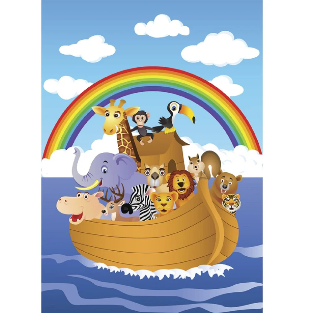 Noah's Ark Fabric Panel - Multi
