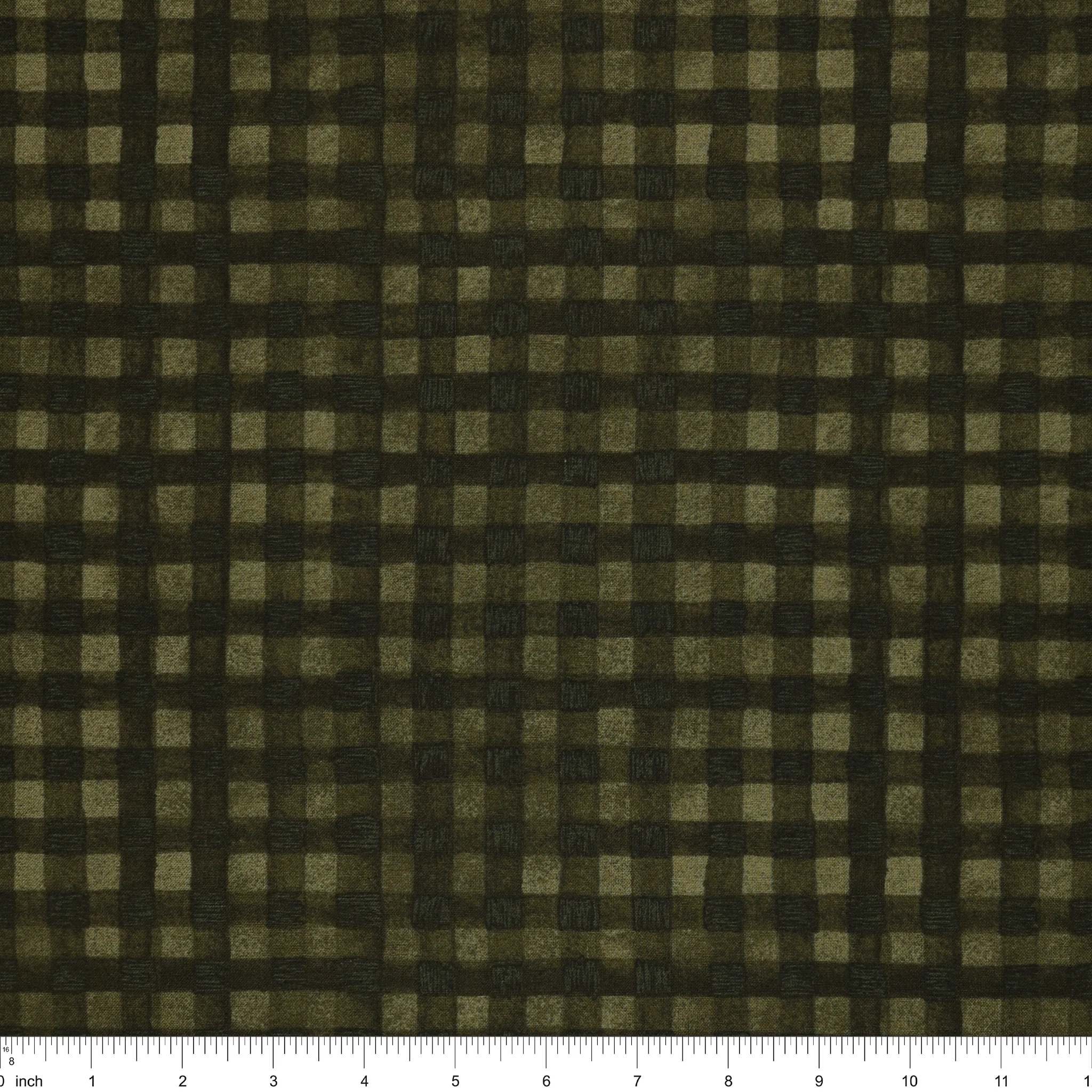 Northern Christmas Fabric Collection - Buffalo Check Green - Image 3