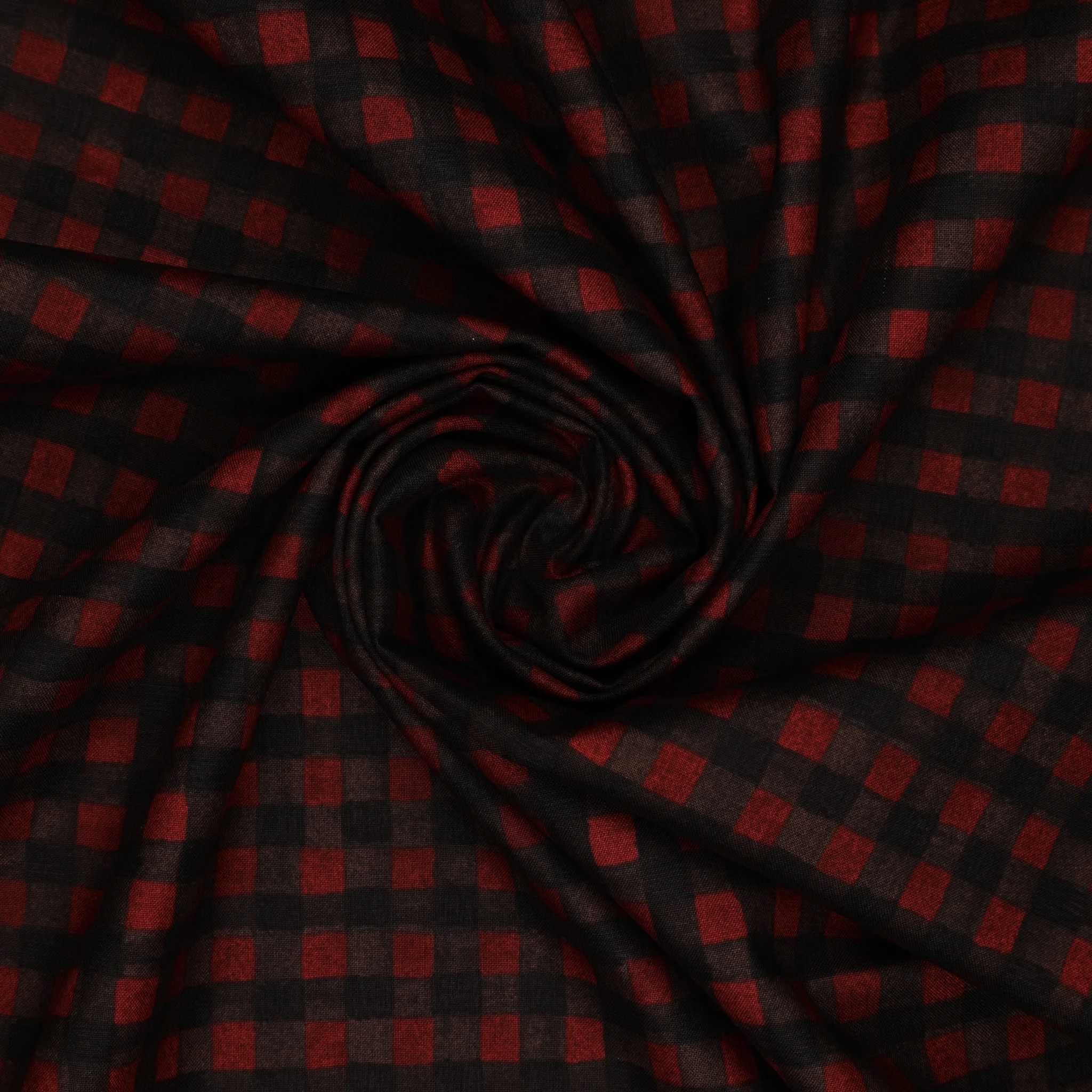 Northern Christmas Fabric Collection - Buffalo Check Red - Image 2
