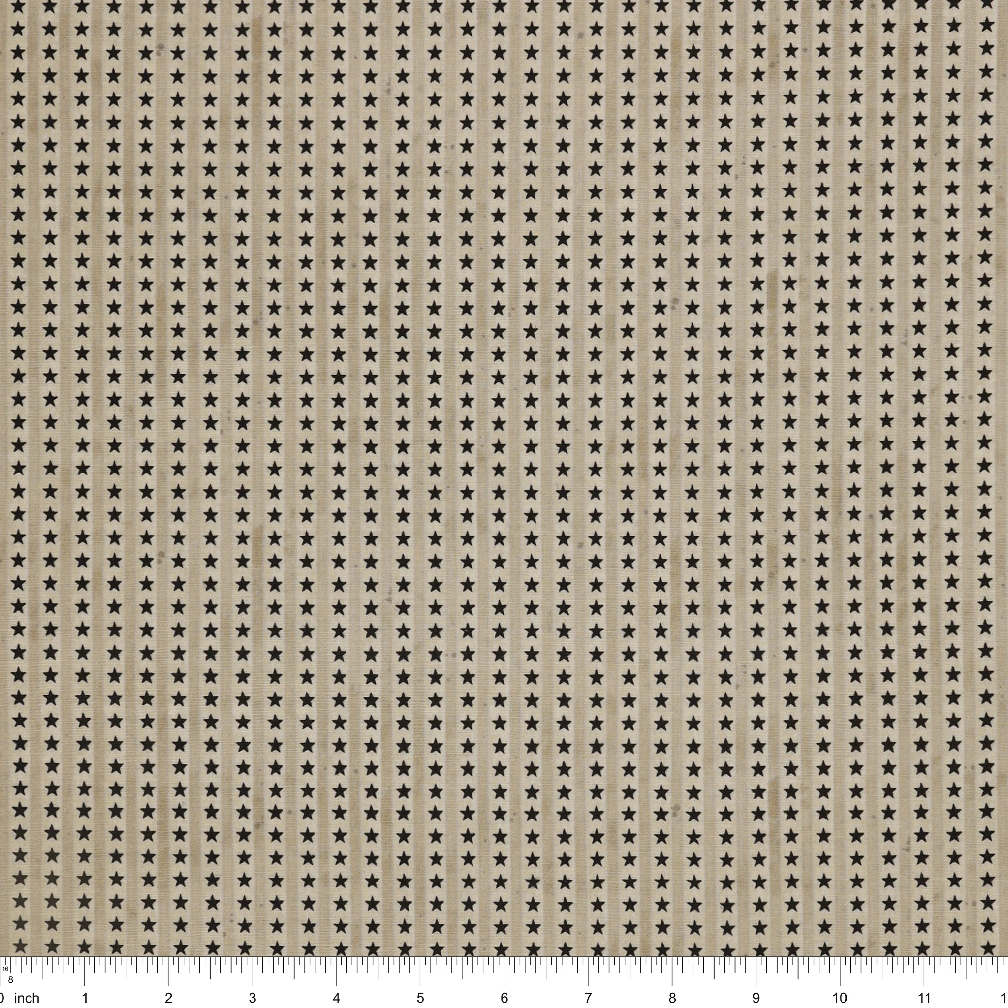 Northern Christmas Fabric Collection - Star Stripes Neutral - Image 3