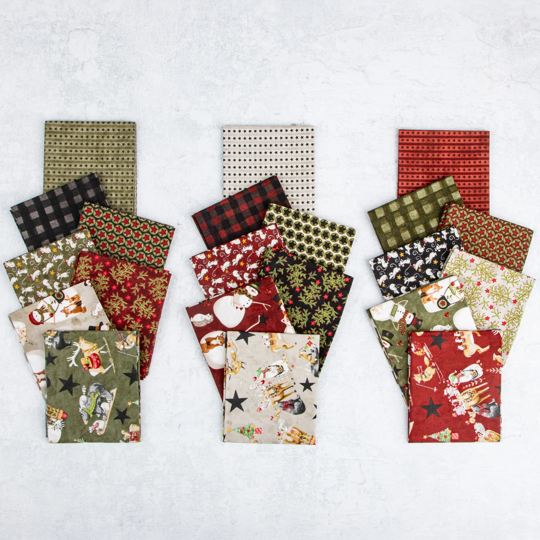 Northern Christmas Fabric Collection - Main Green - Image 5