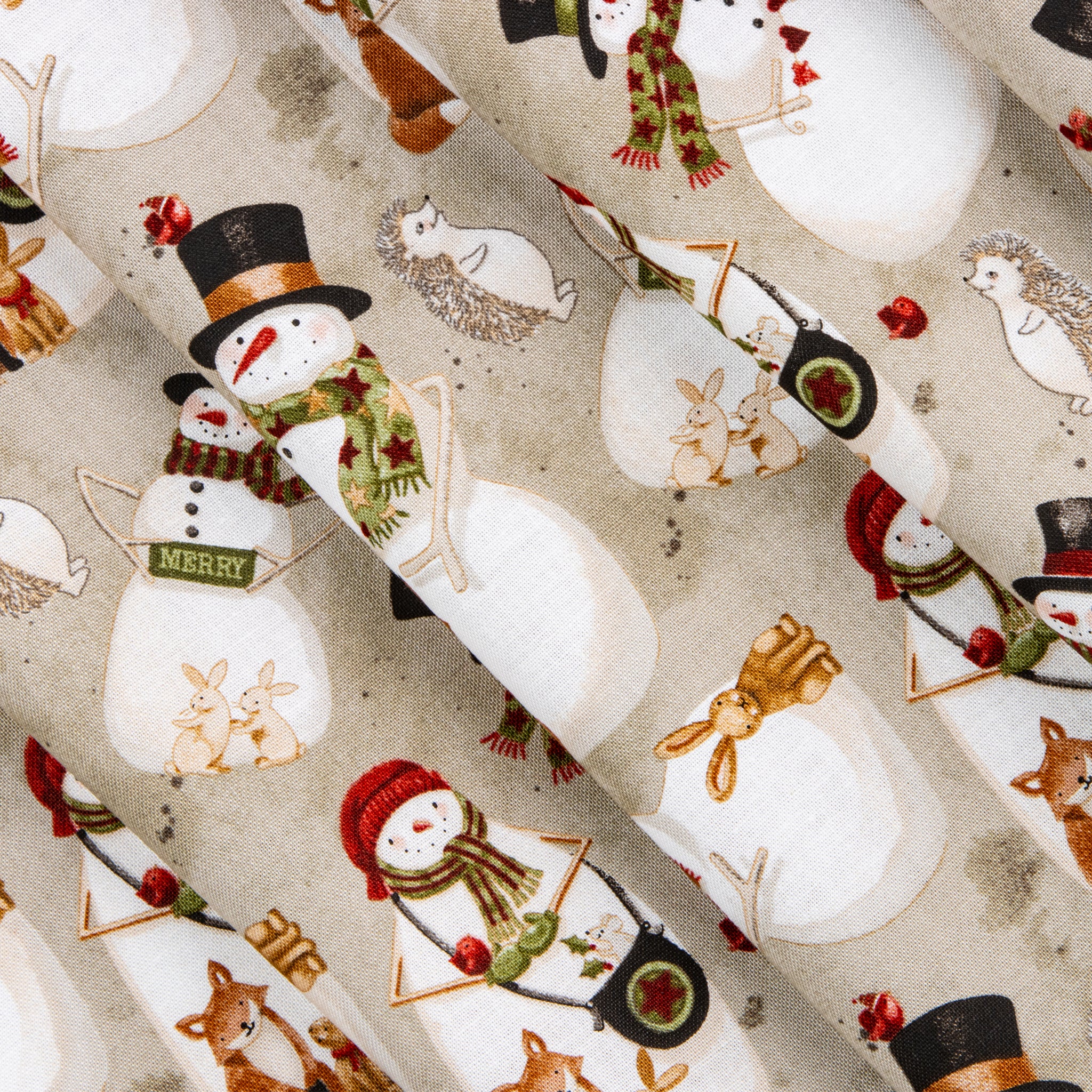 Northern Christmas Fabric Collection - Main Green - Image 7
