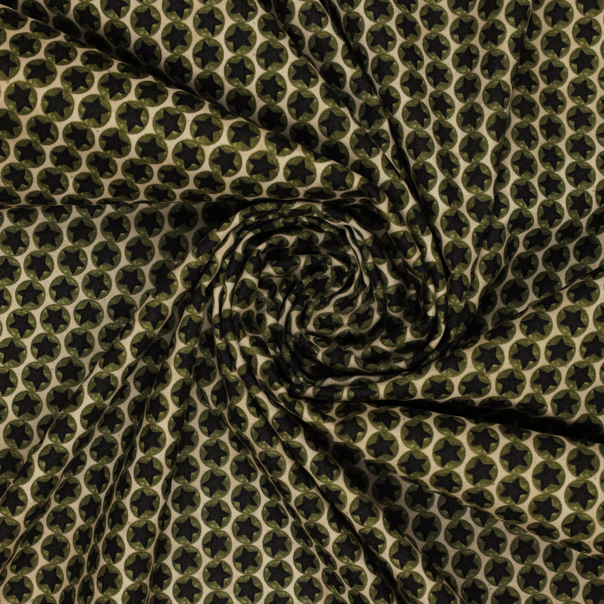 Northern Christmas Fabric Collection - Stars Neutral - Image 2