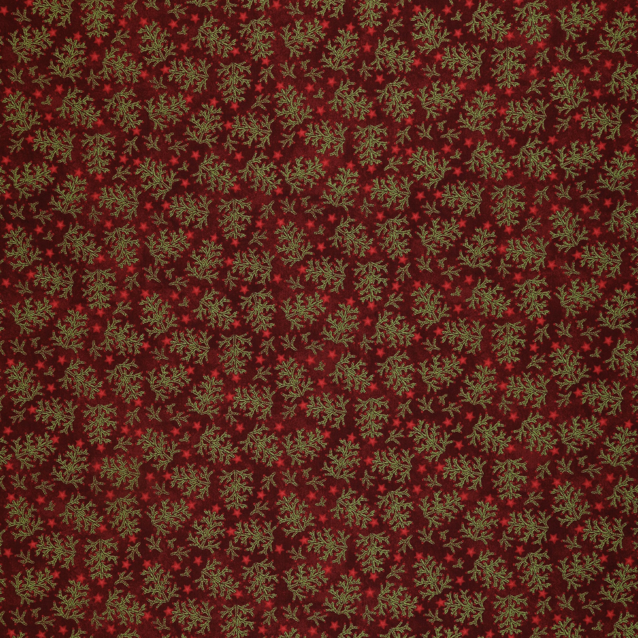 Northern Christmas Fabric Collection - Whimsical Trees Red