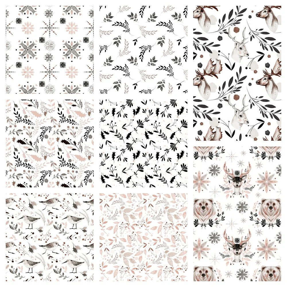 Northern Woods Fat Quarter Bundle - 8 Pieces