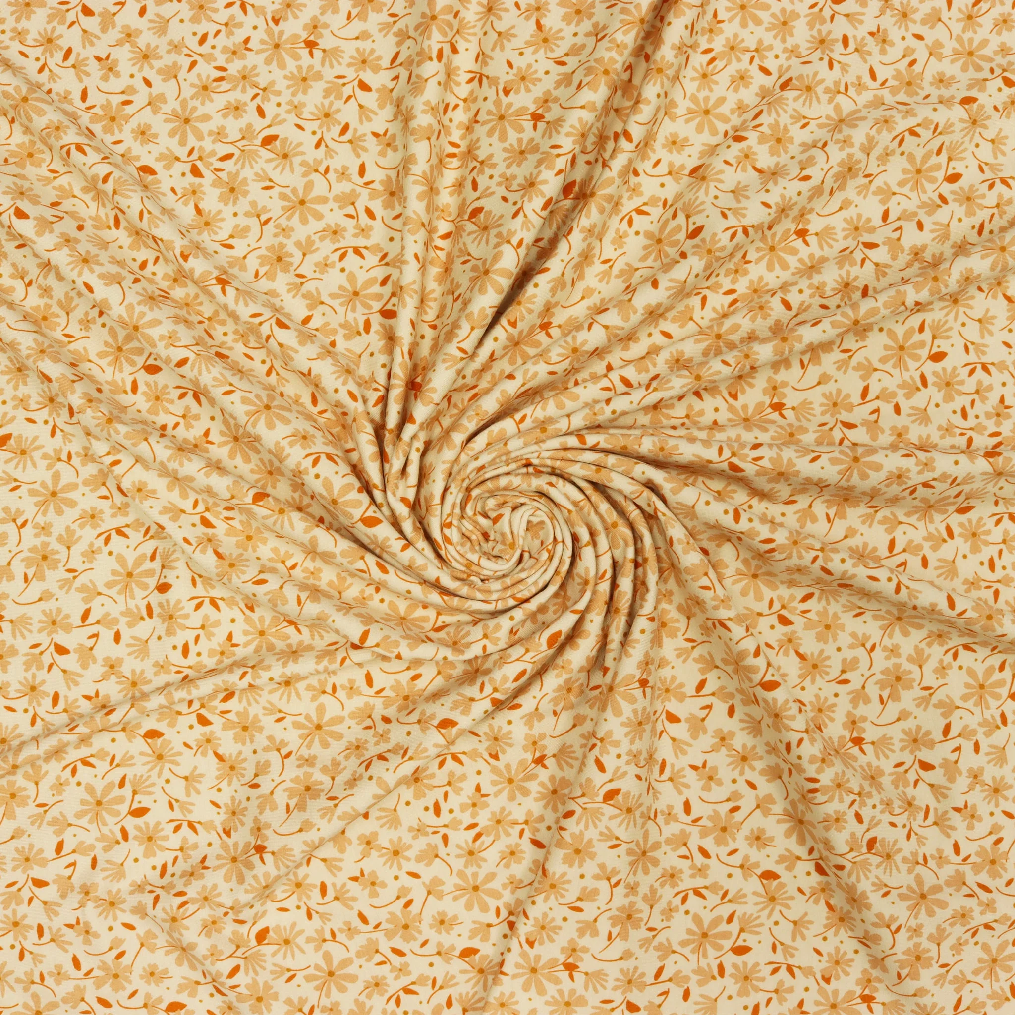 Nostalgia Meadow Sepia Fabric in Knit - Image 7