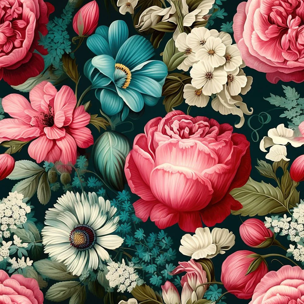 Nostalgic Blooms #1 Fabric