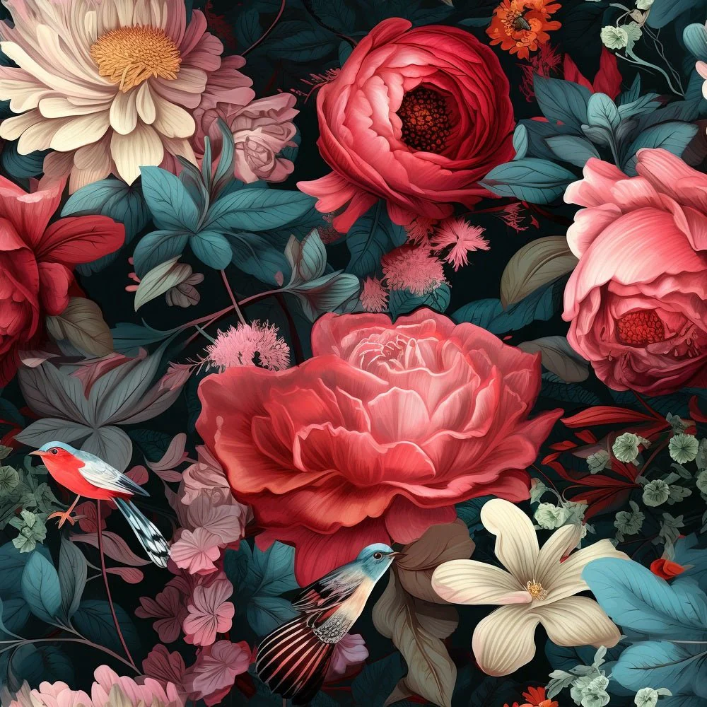 Nostalgic Blooms #11 Fabric