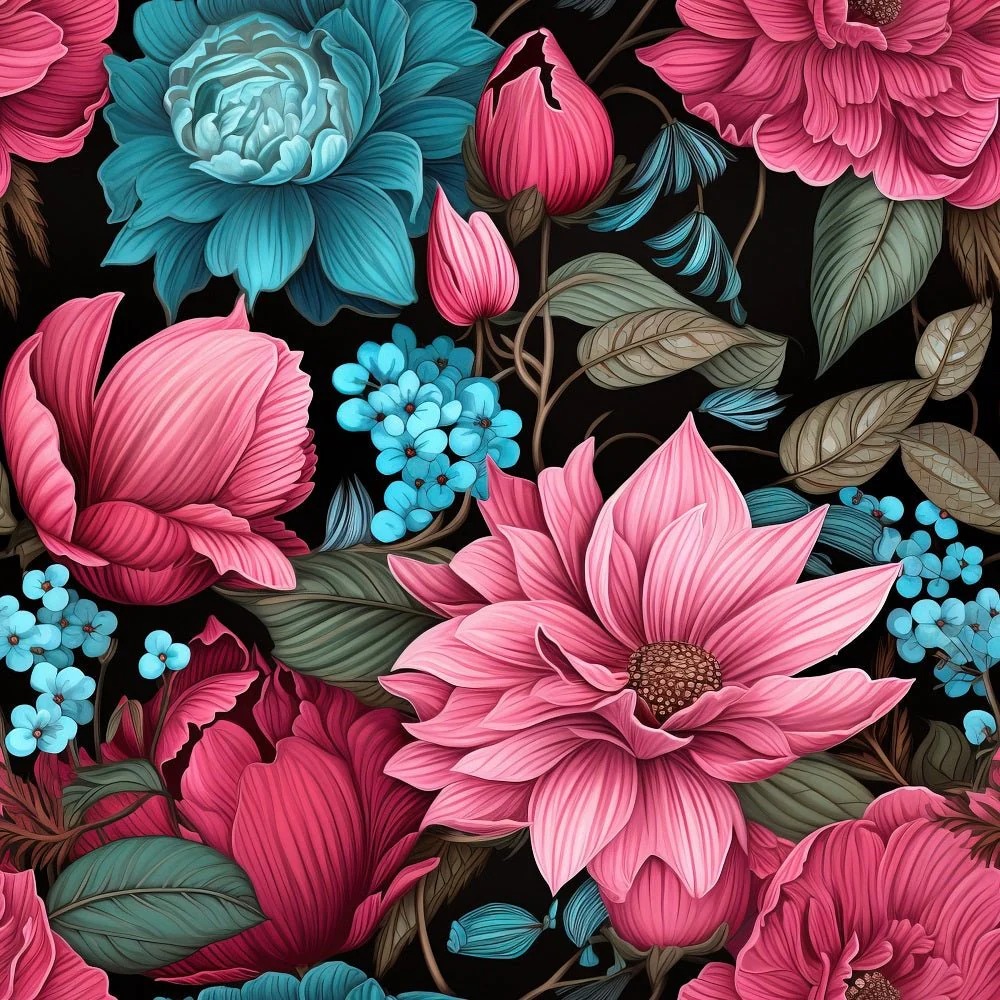 Nostalgic Blooms #3 Fabric