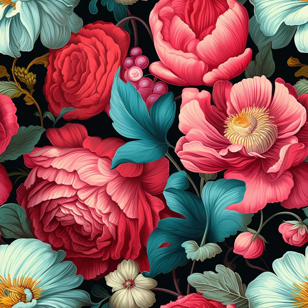 Nostalgic Blooms #6 Fabric
