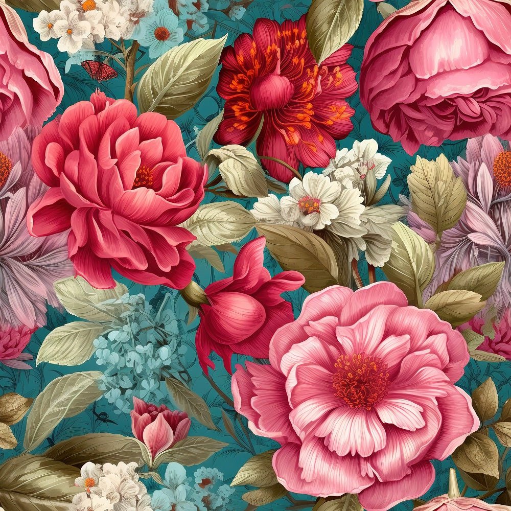 Nostalgic Blooms #7 Fabric
