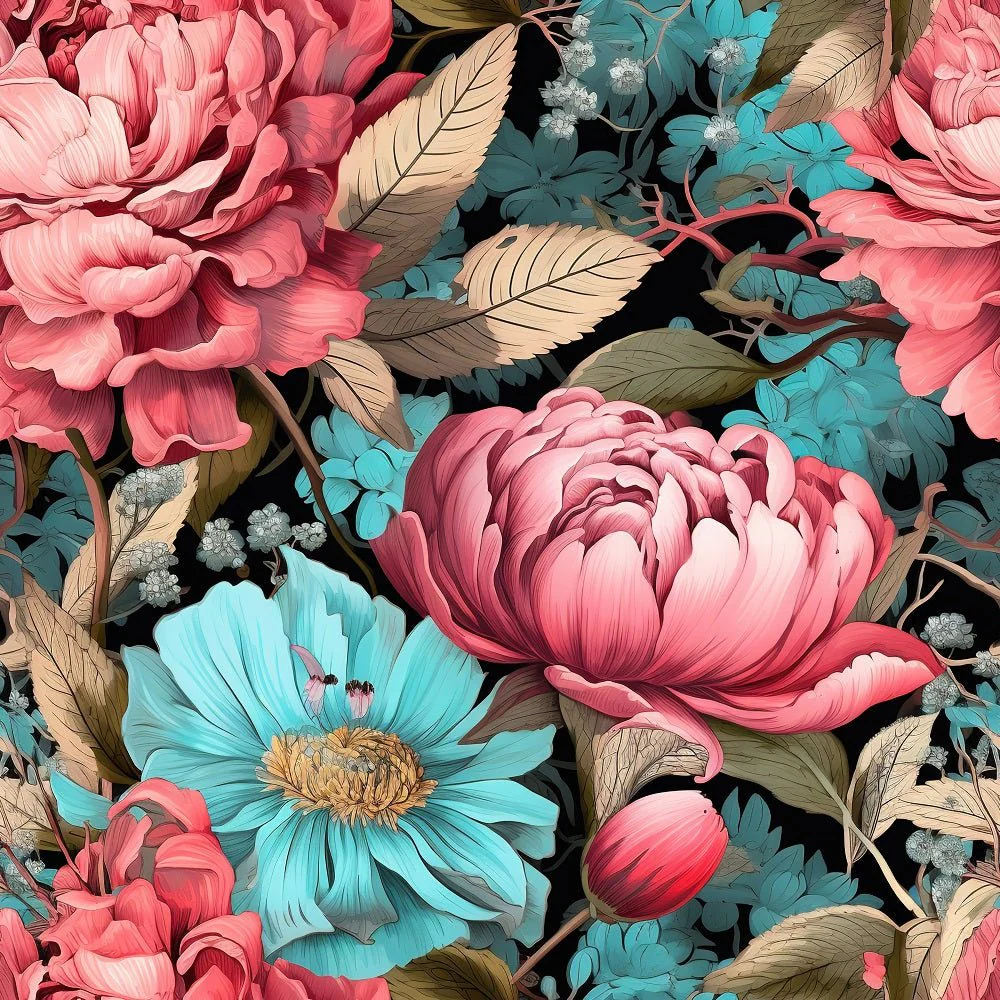 Nostalgic Blooms #9 Fabric