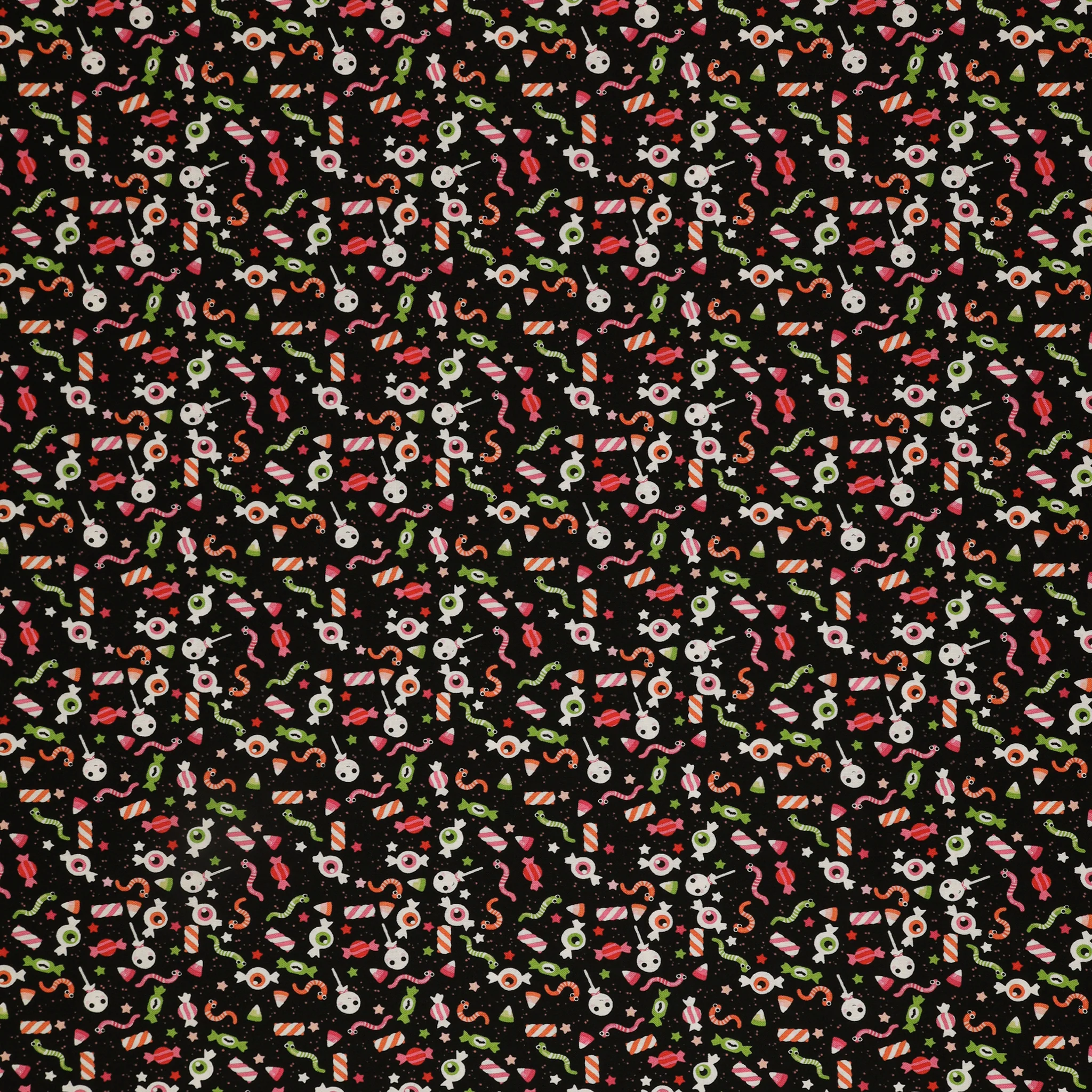 Not Scary Fabric Collection - Gooey Sweets Black