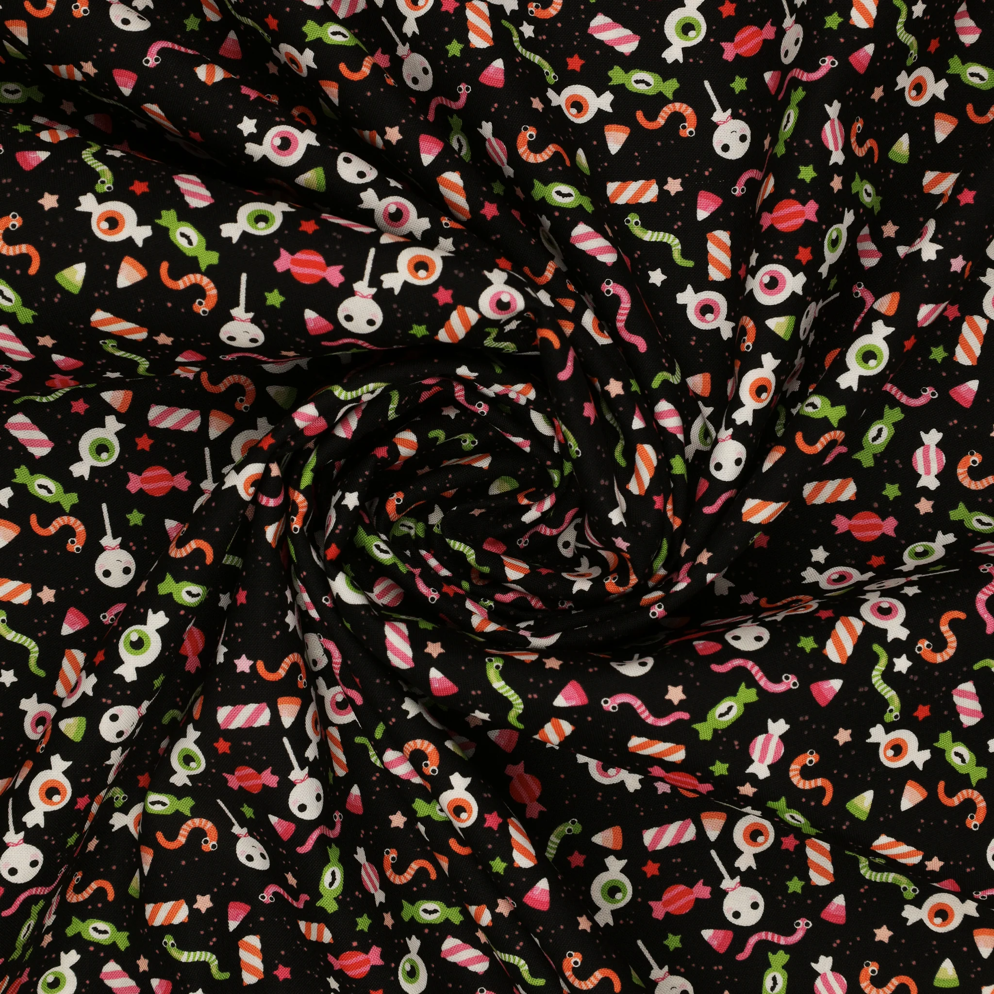 Not Scary Fabric Collection - Gooey Sweets Black - Image 2