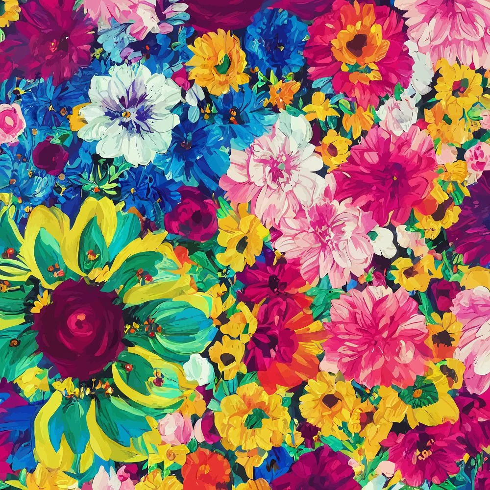 Not Your Grandma's Garden #5 Fabric Panel