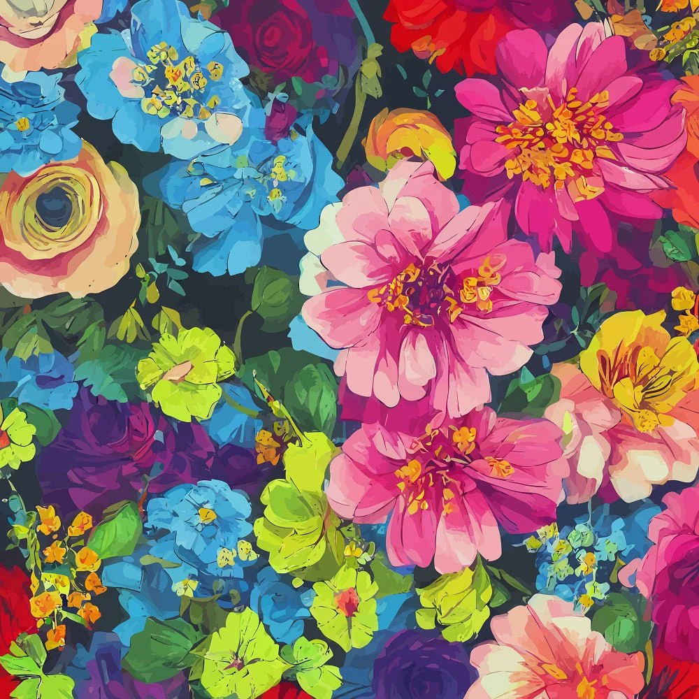 Not Your Grandma's Garden #6 Fabric Panel