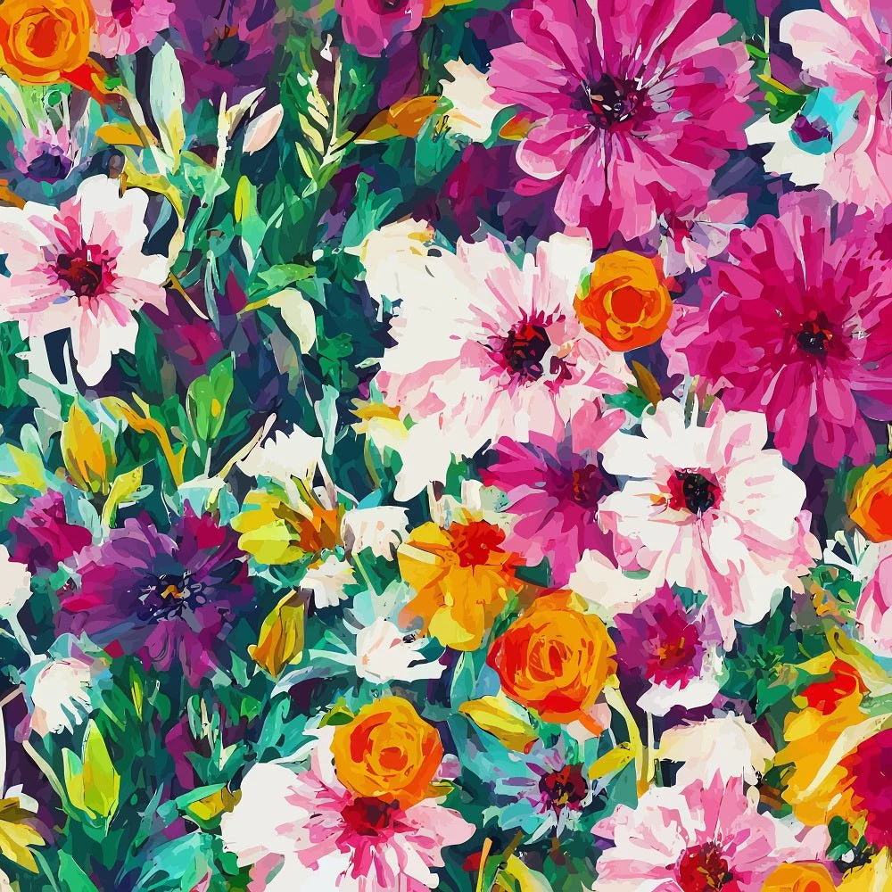 Not Your Grandma's Garden #7 Fabric Panel