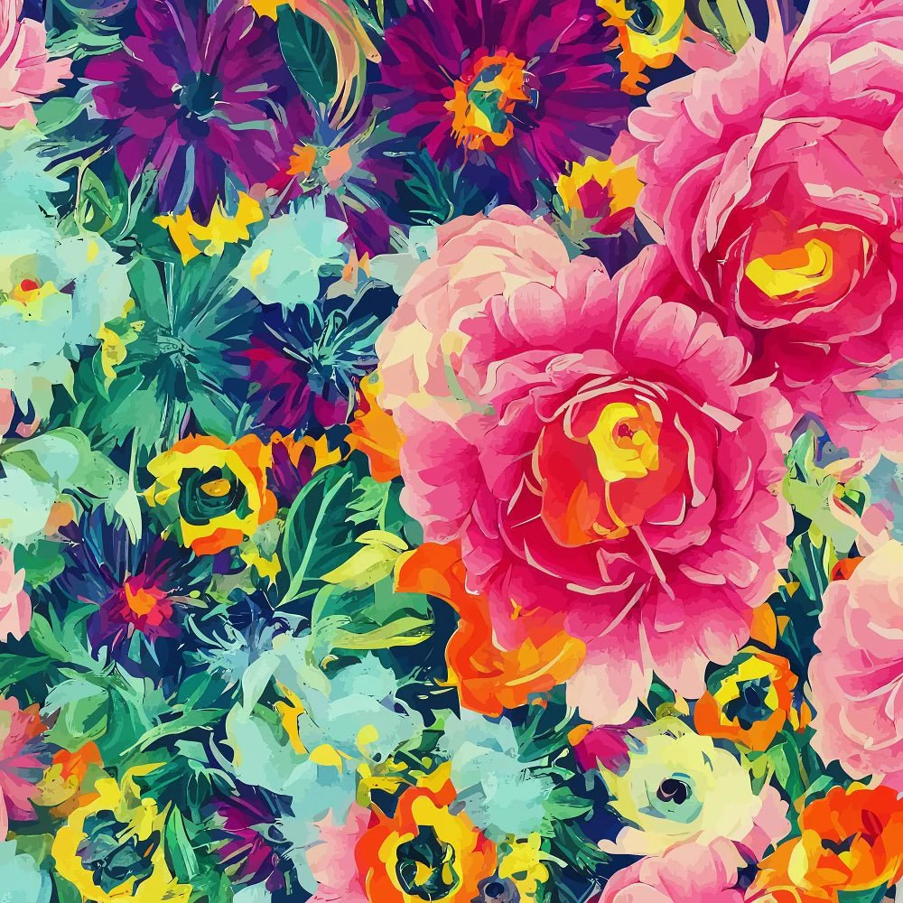Not Your Grandma's Garden #9 Fabric Panel