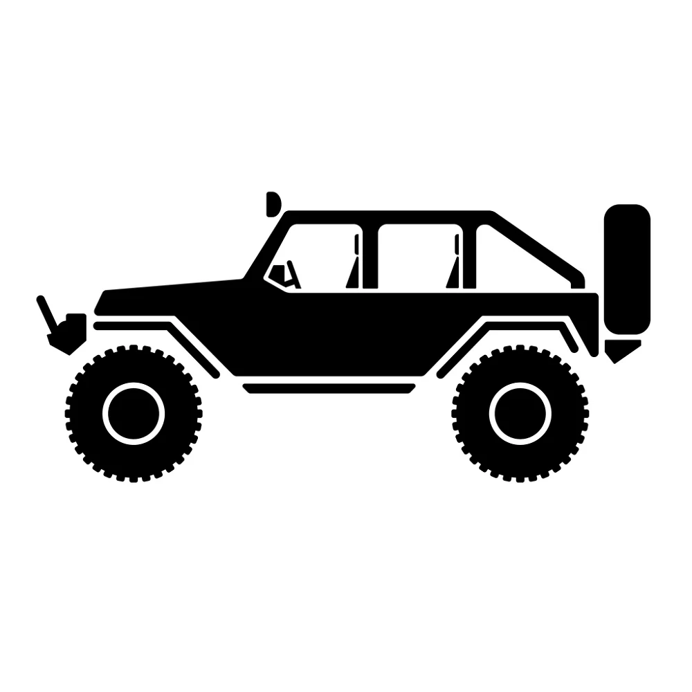 Off-Road 4x4 Vehicle Fabric Panel - Black