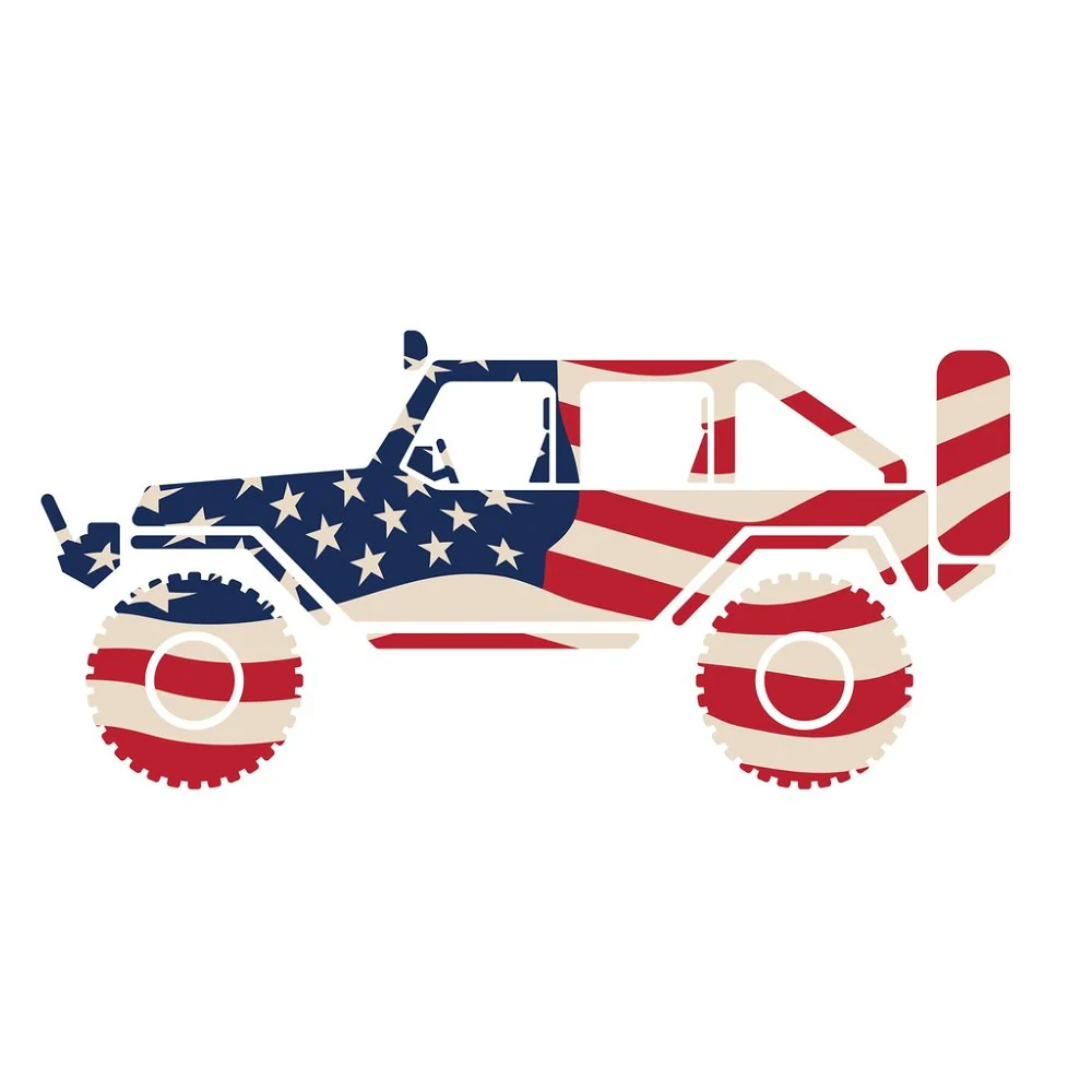 Off-Road 4x4 Vehicle Fabric Panel - Multi